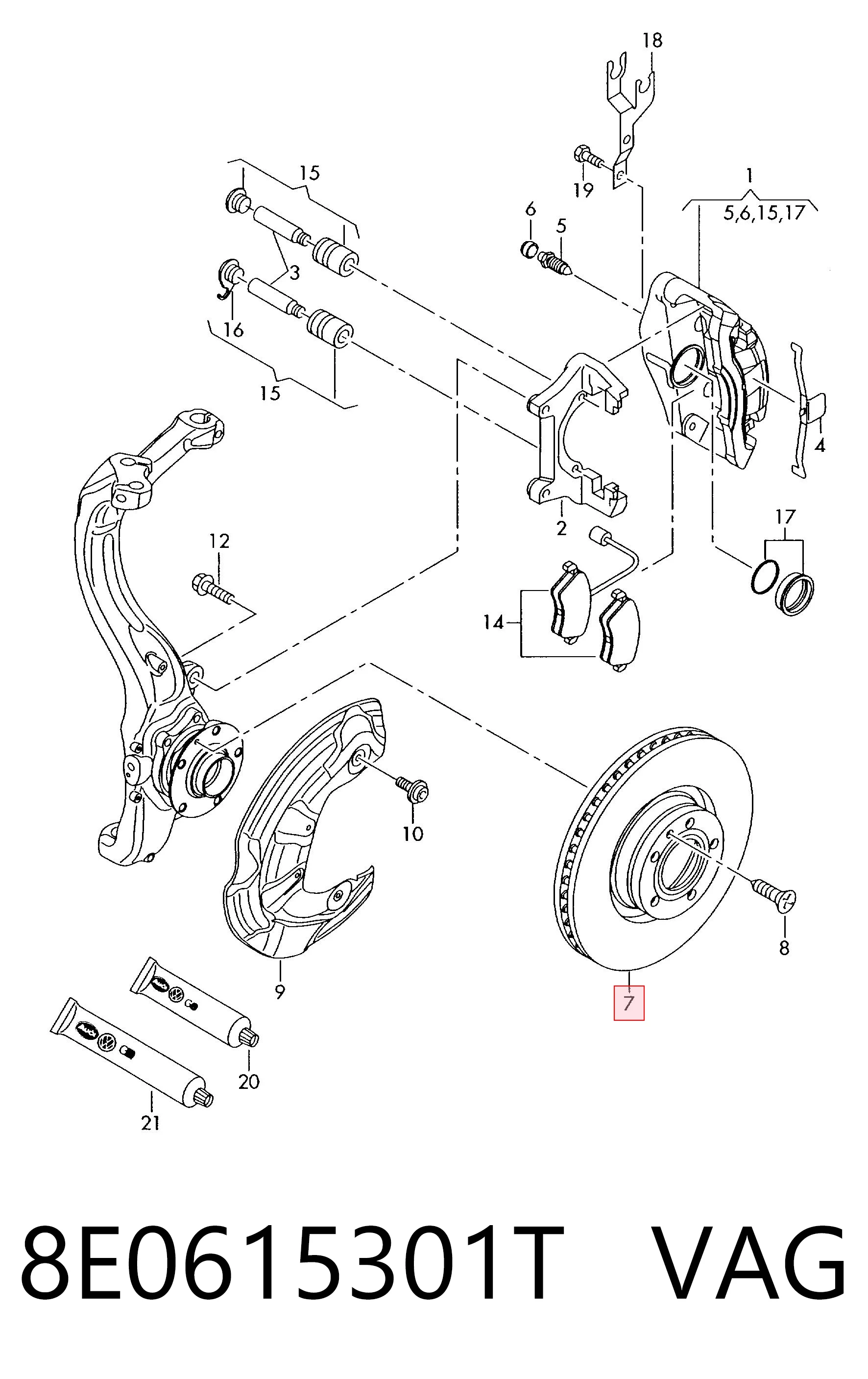 8E0615301T VAG