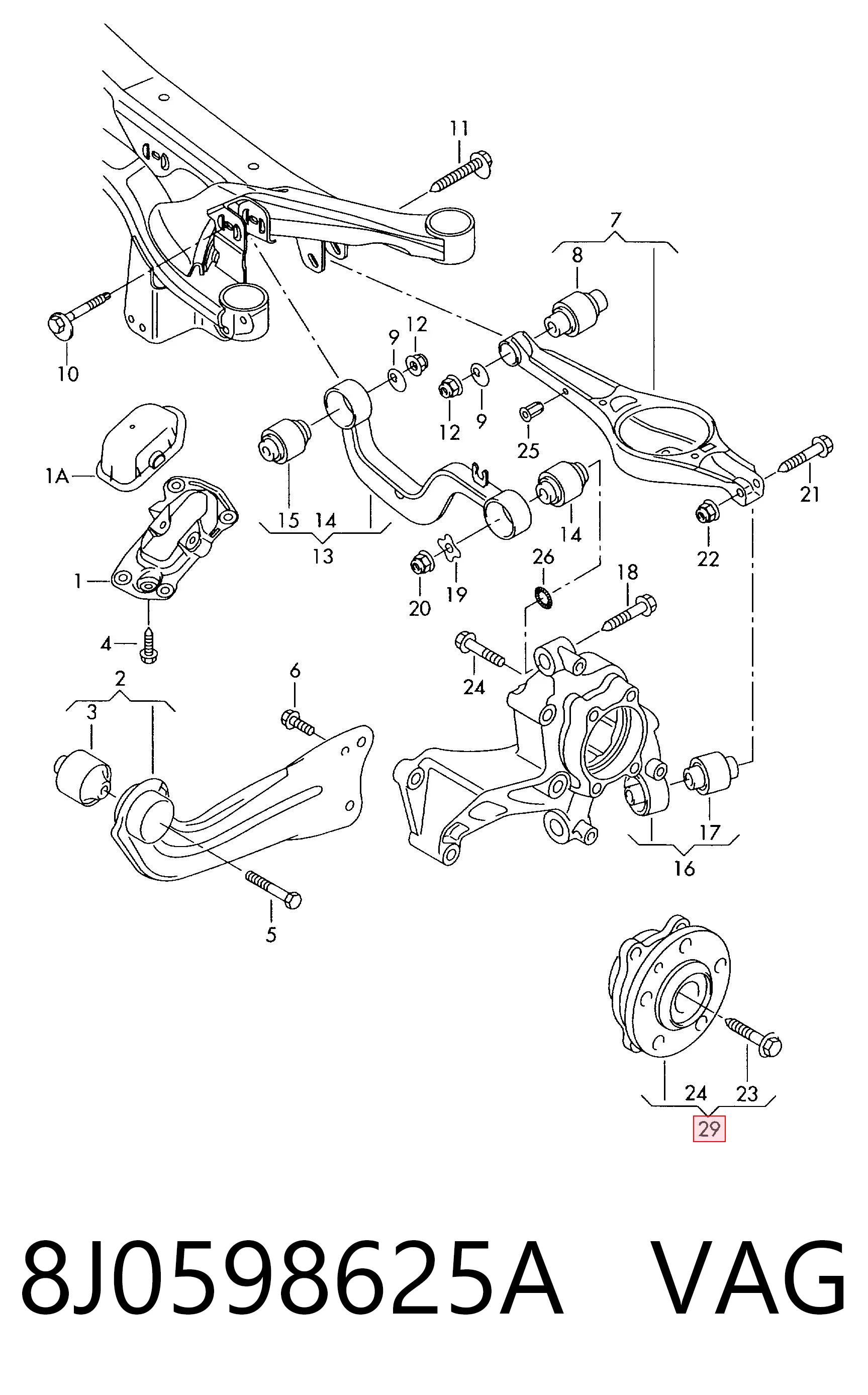 8J0598625A VAG