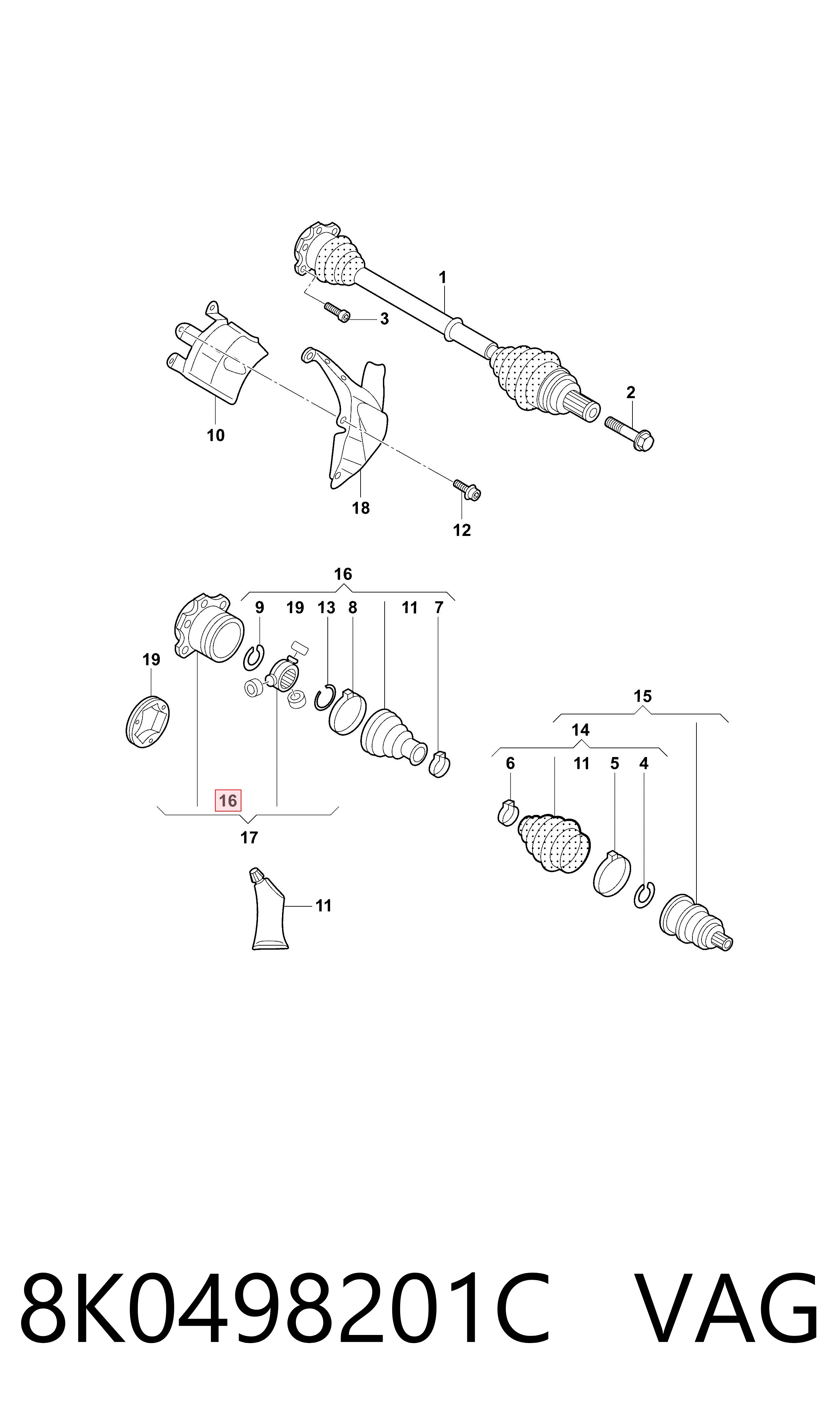 8K0498201C VAG