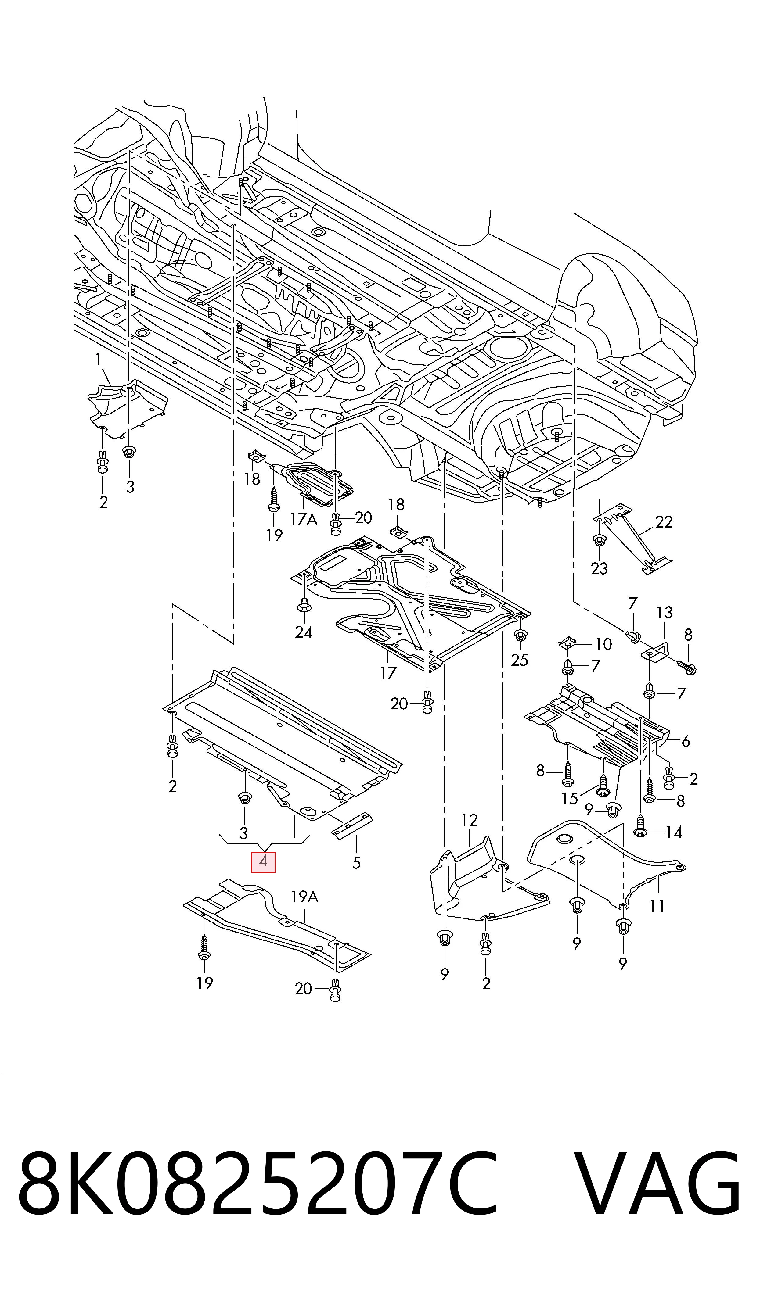 8K0825207C VAG
