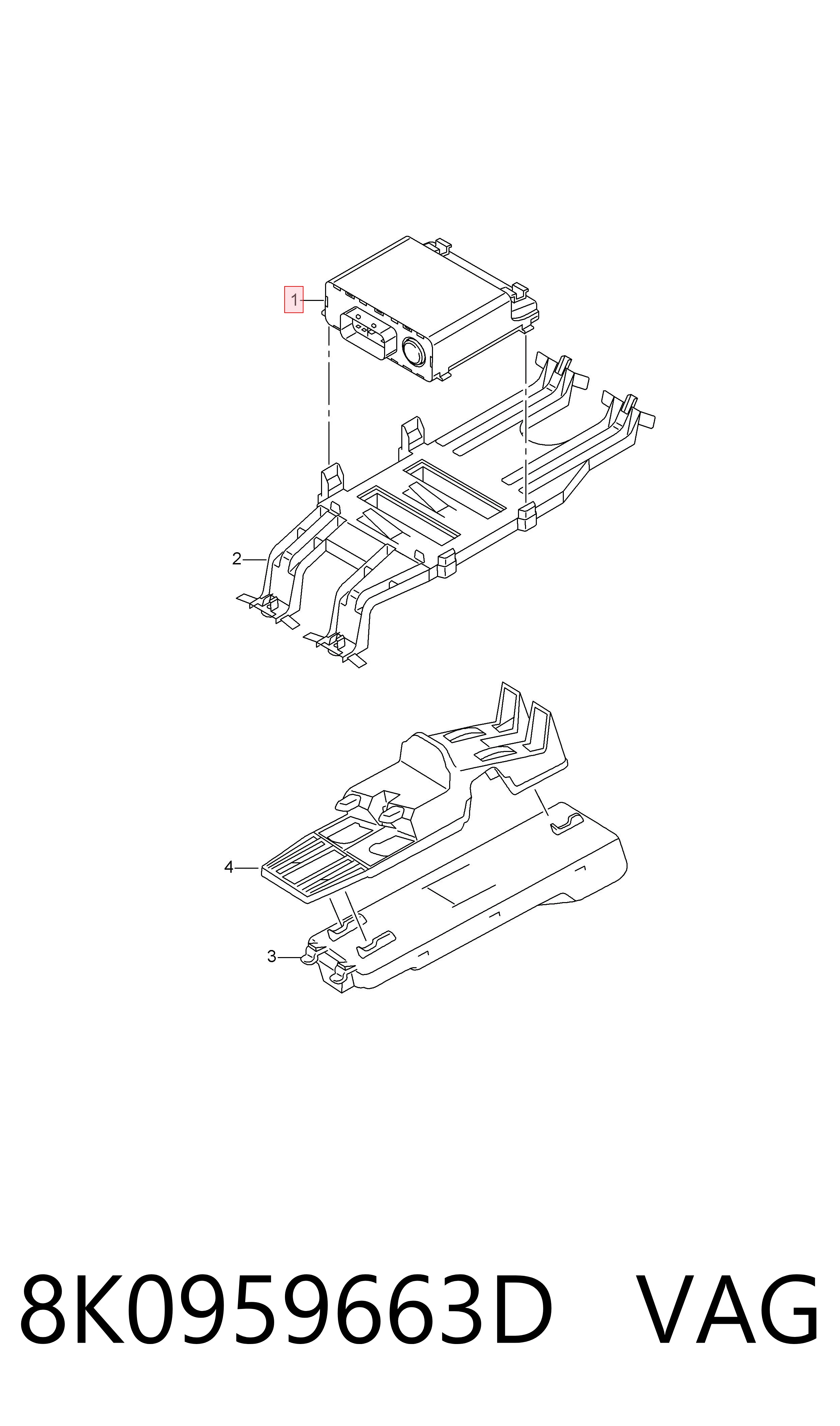 8K0959663D VAG Stabilizator napięcia