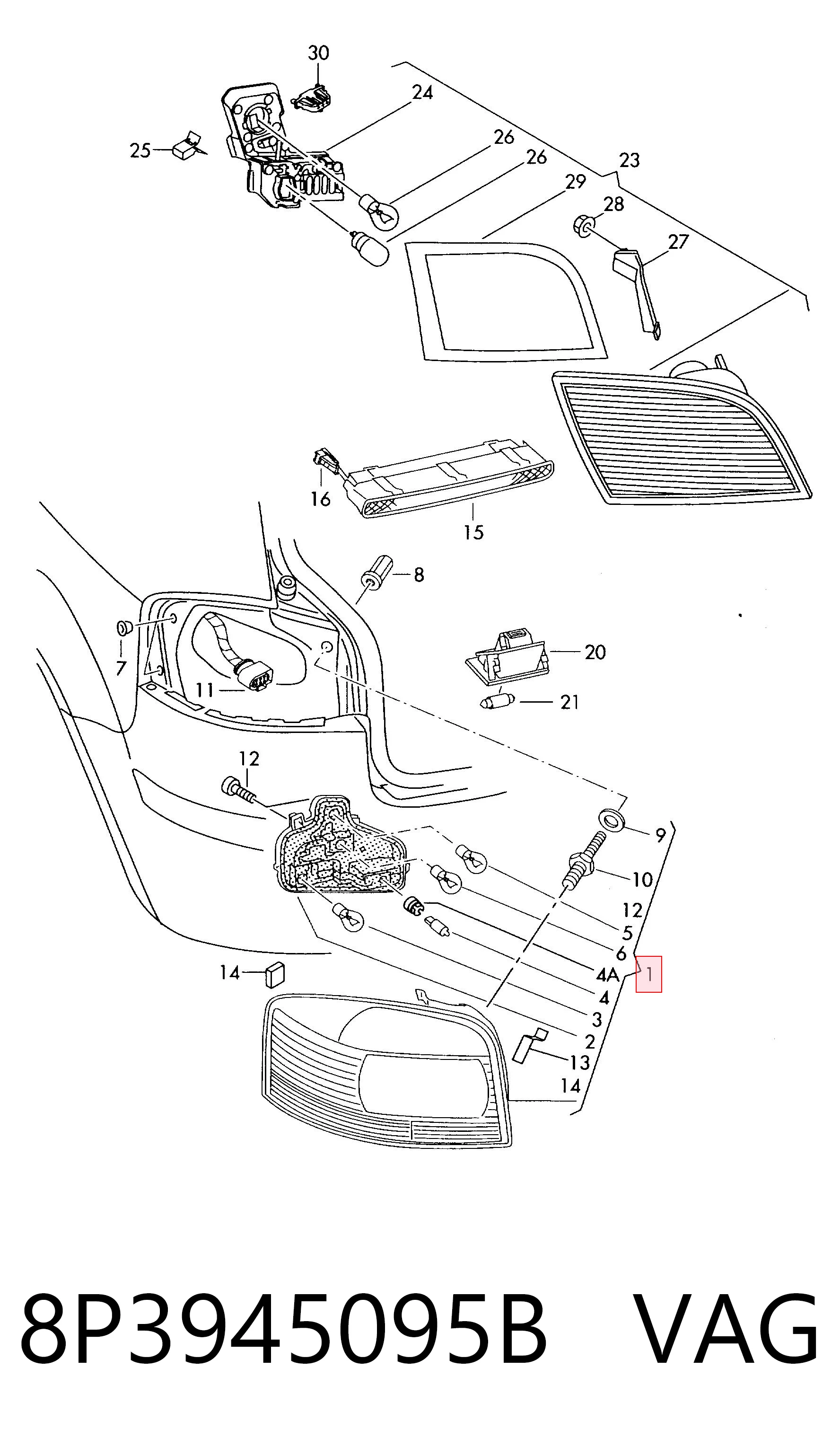 8P3945095B VAG