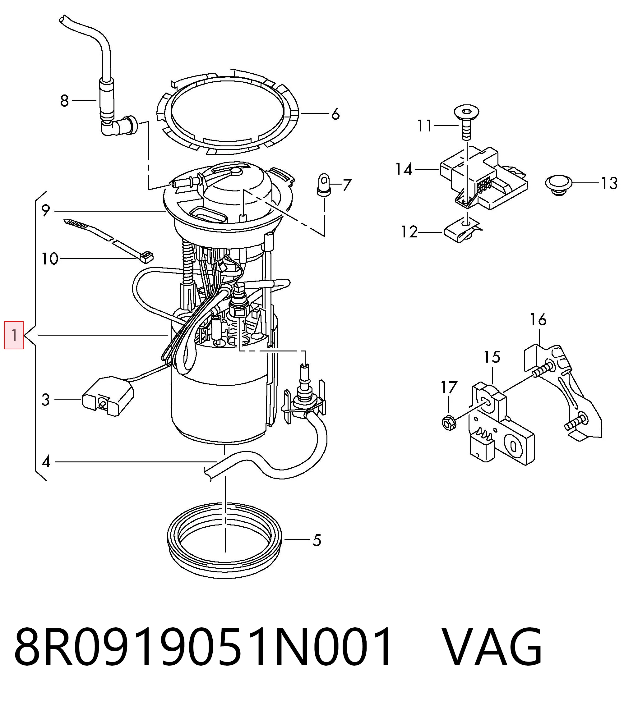 8R0919051N001 VAG