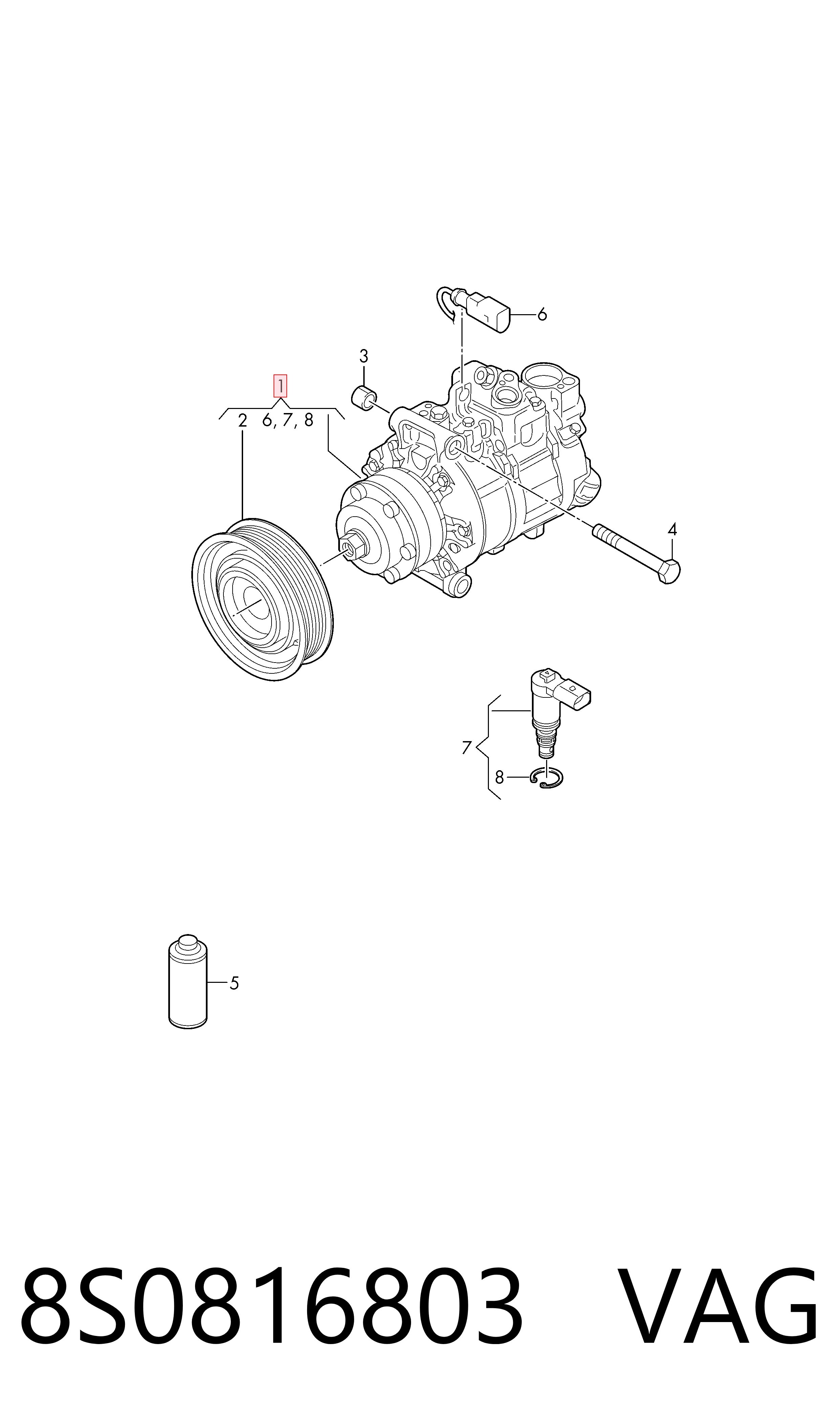 Sprężarka klimatyzacji do Alfa Romeo STELVIO  949
