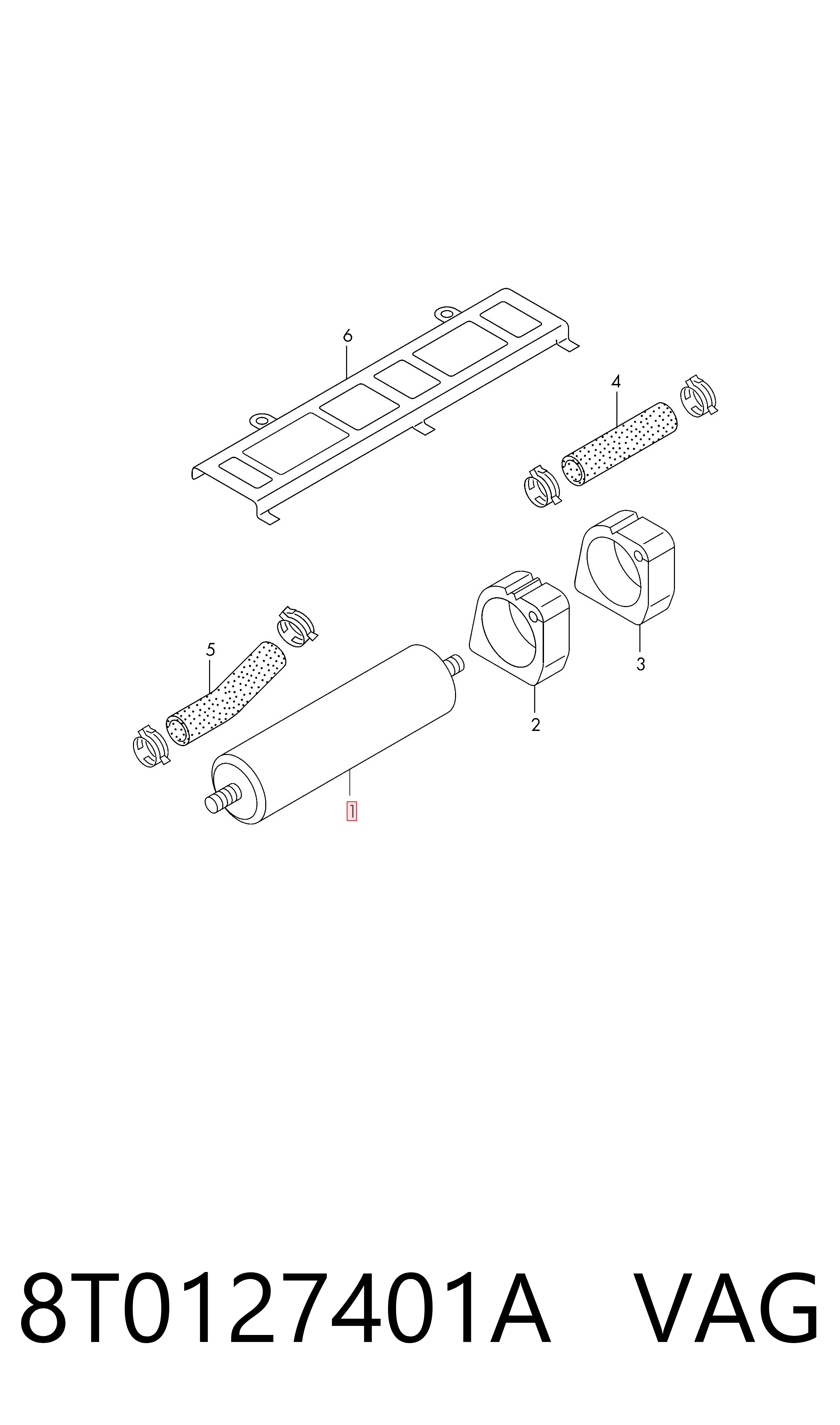 8T0127401A VAG Filtr paliwa
