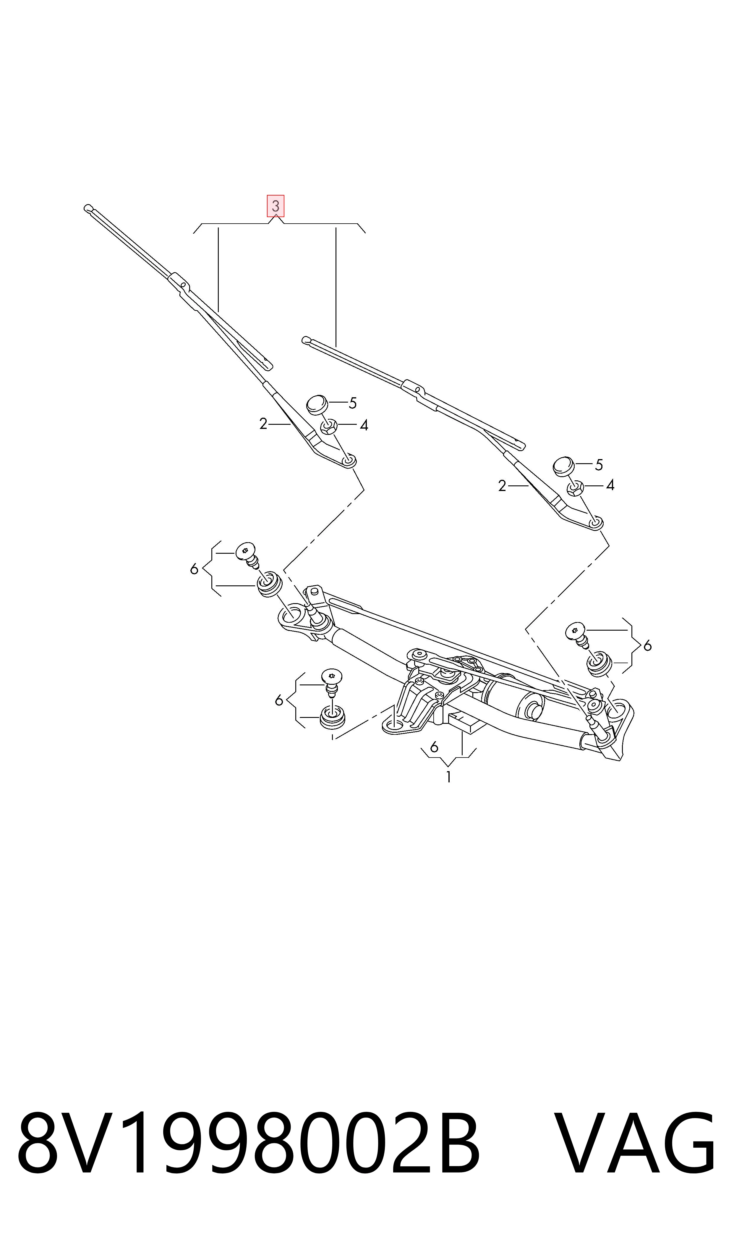 Pióro wycieraczki szyby przedniej, zestaw (2 szt.) Fiat/Alfa/Lancia 6000625962 cena, od 25,46 USD
