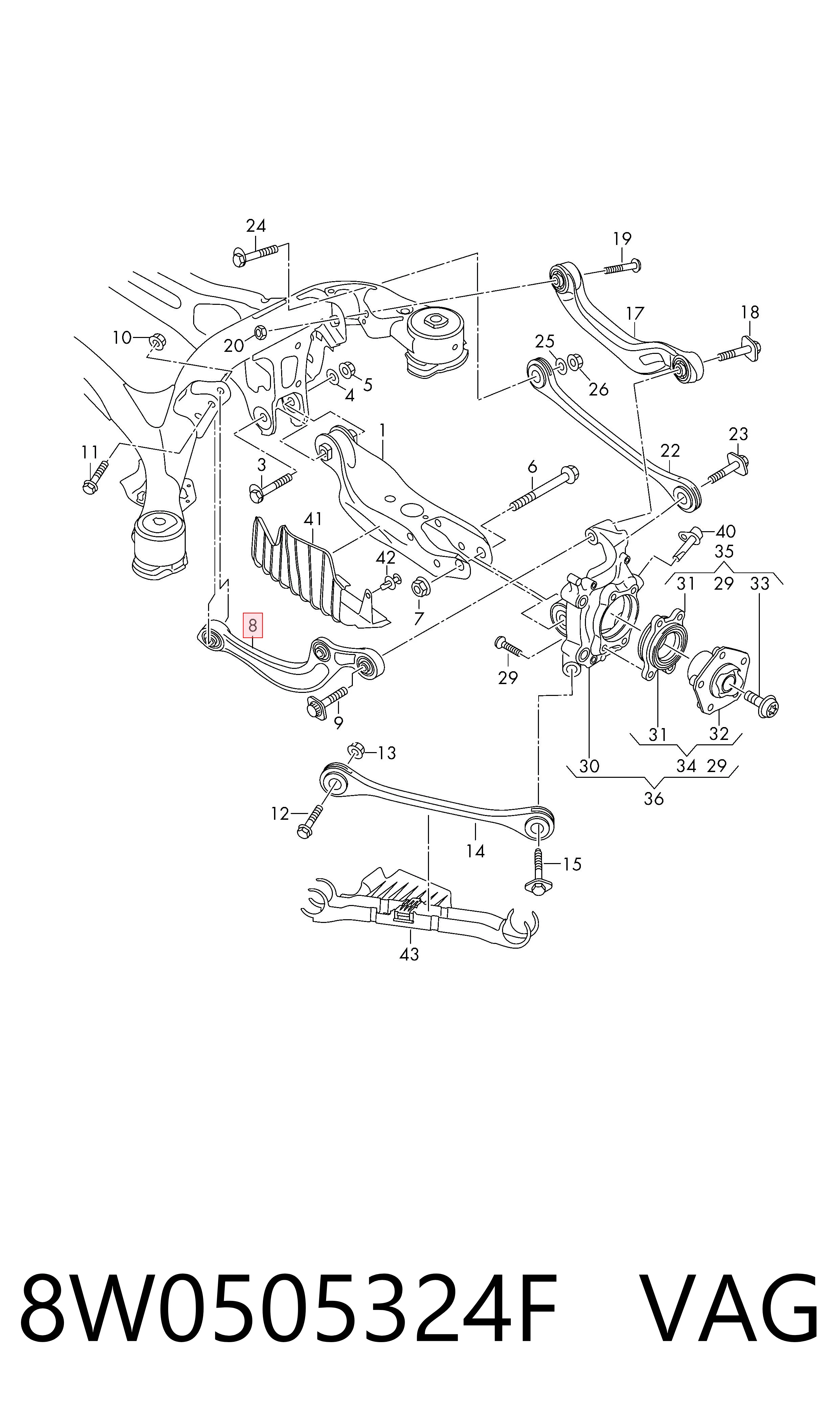 8W0505324F VAG