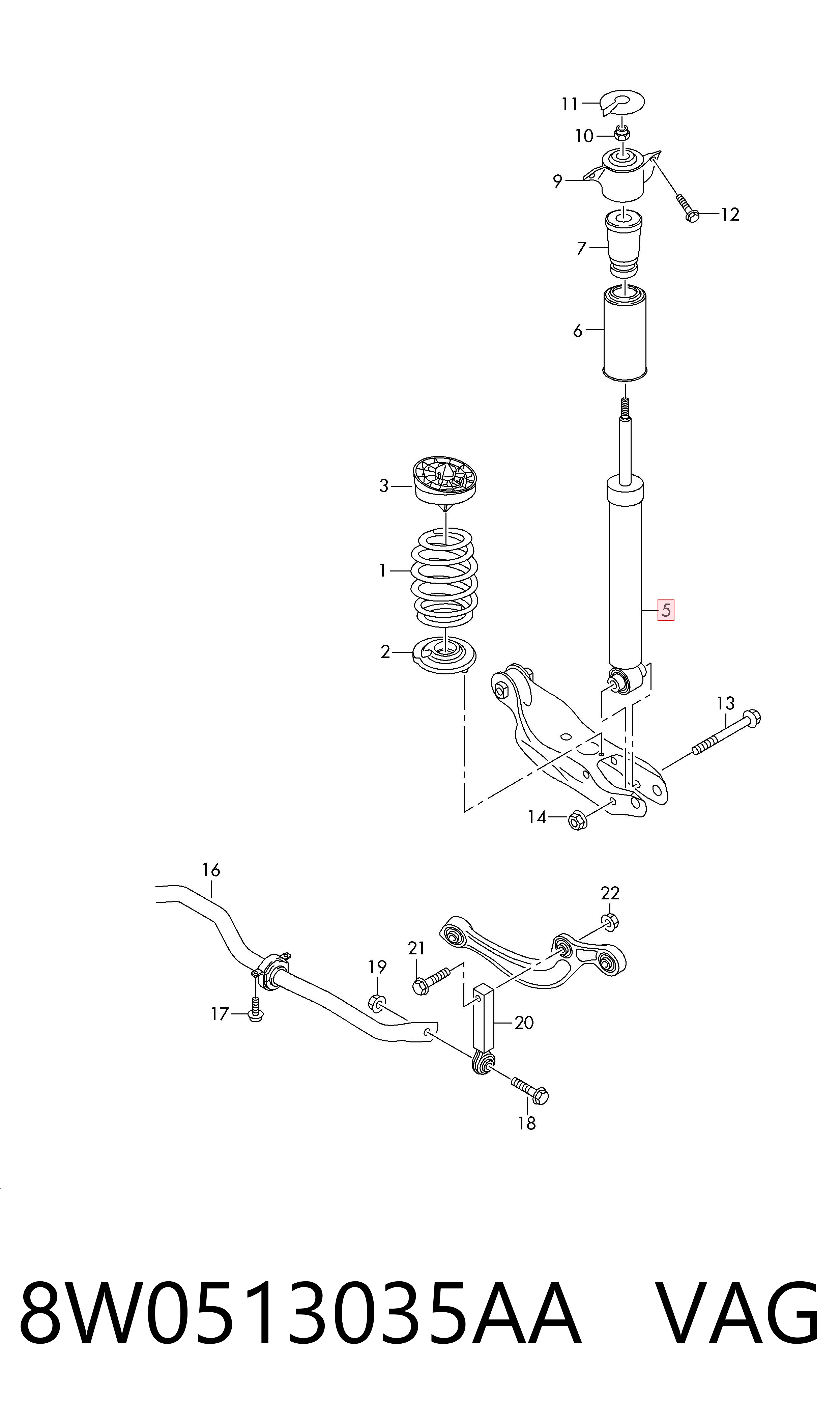 8W0513035AA VAG