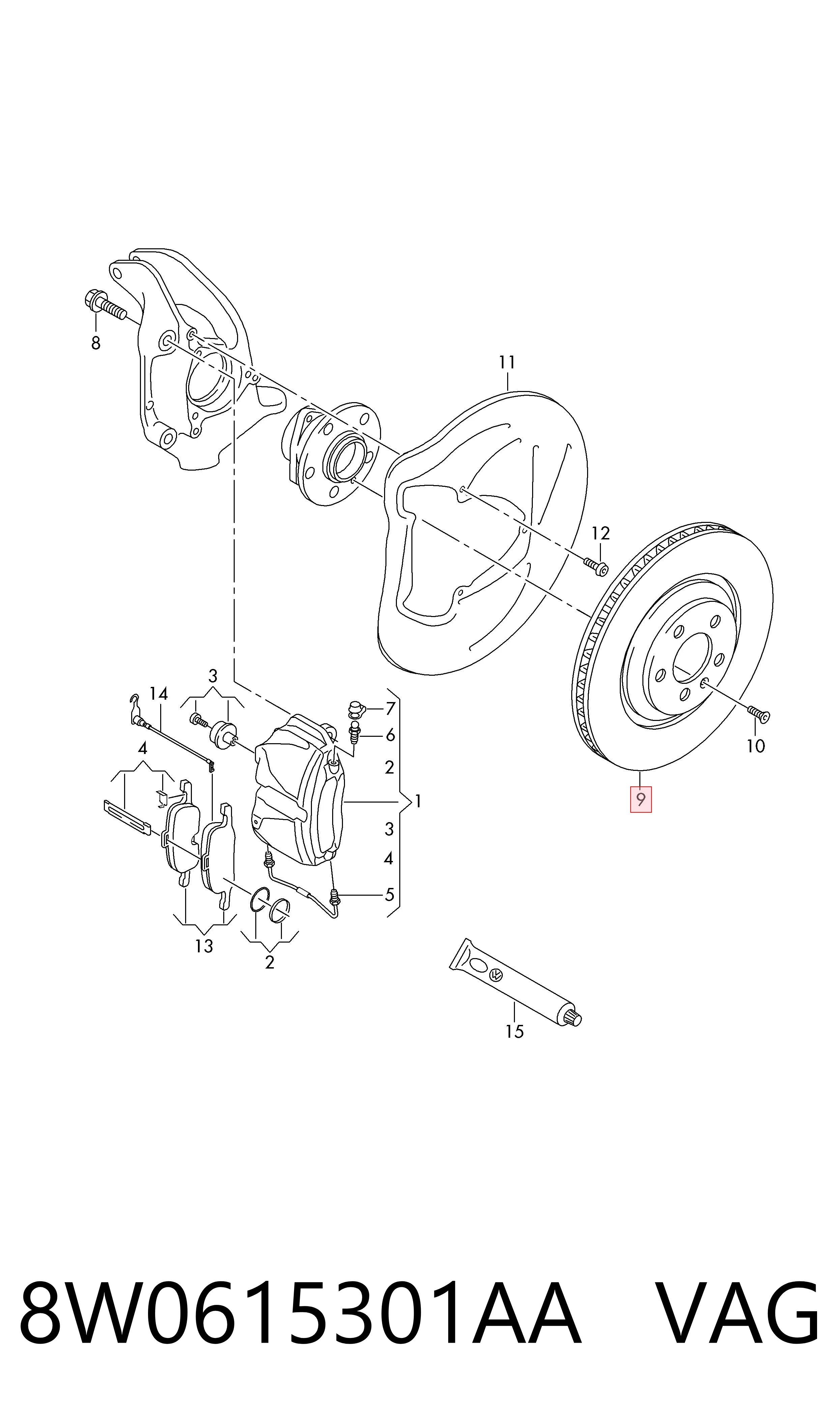 8W0615301AA VAG