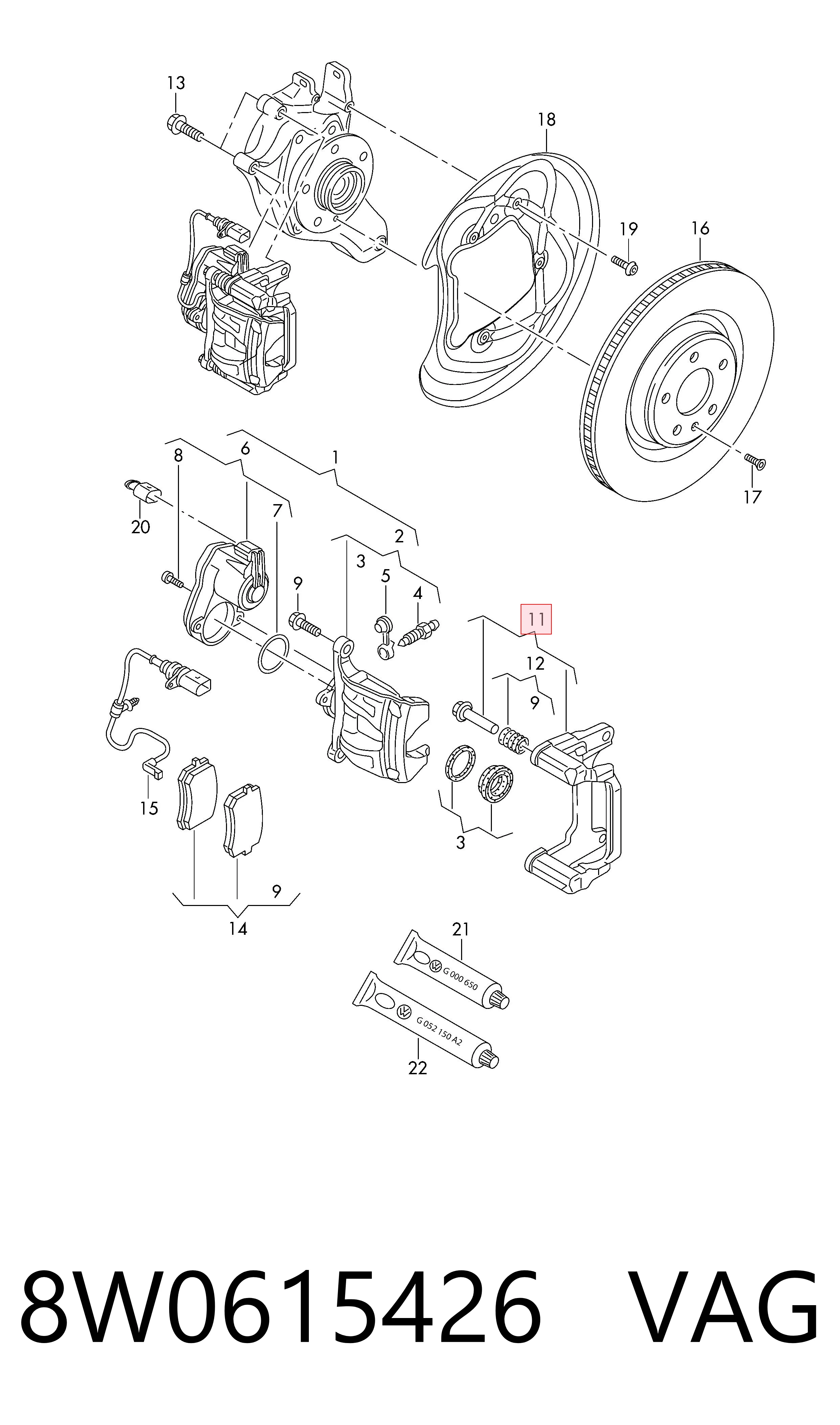 8W0615426 VAG