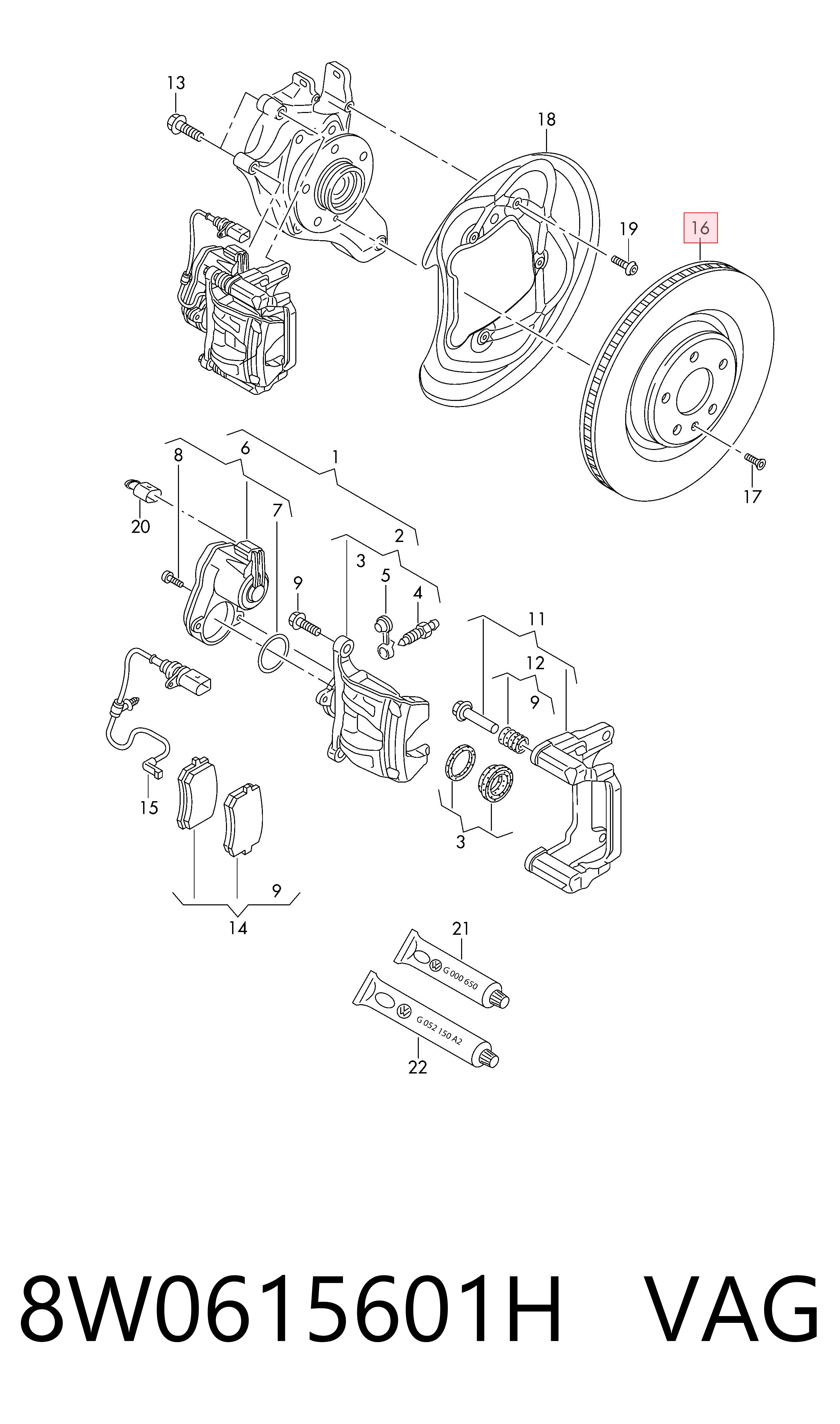 8W0615601H VAG