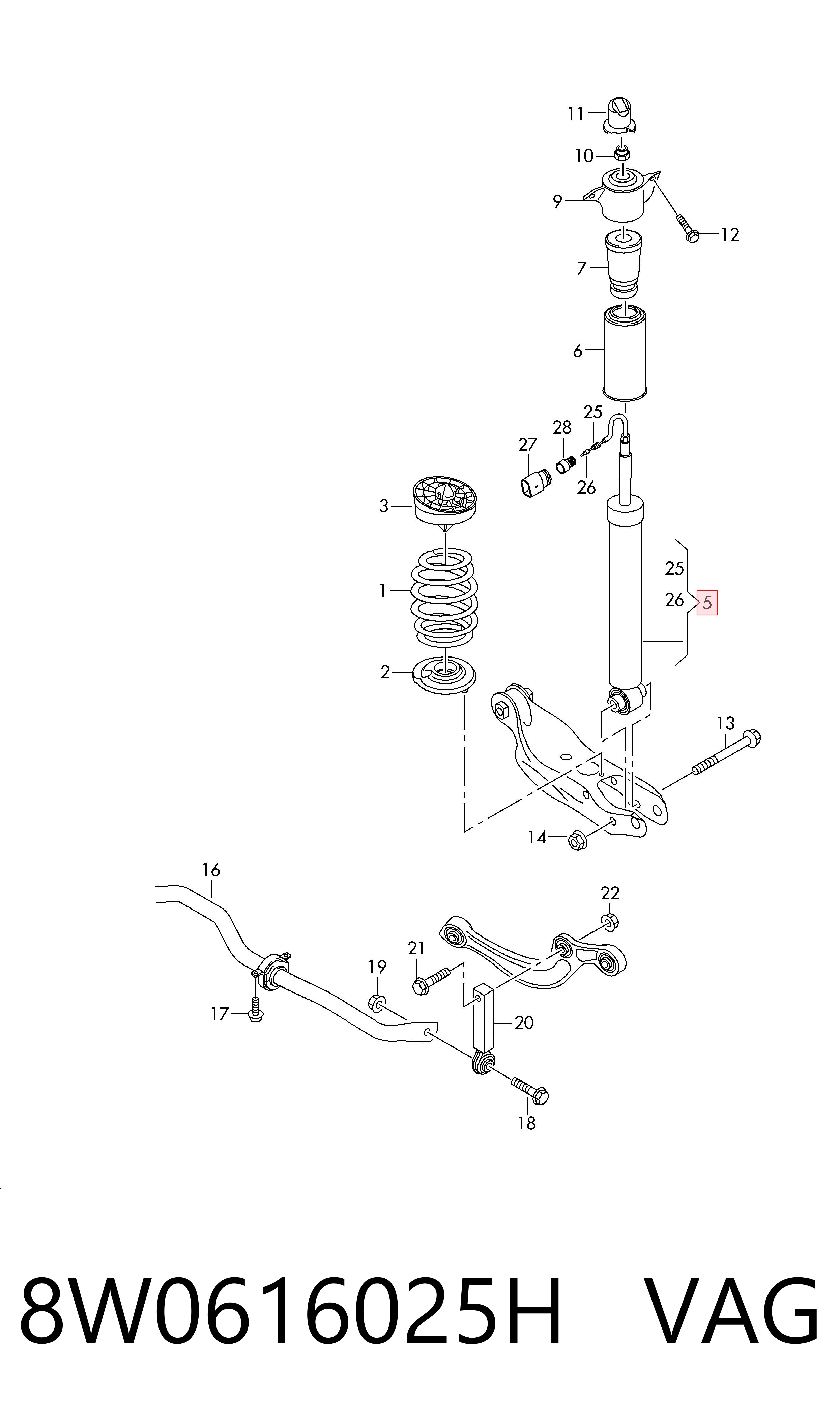 8W0616025H VAG