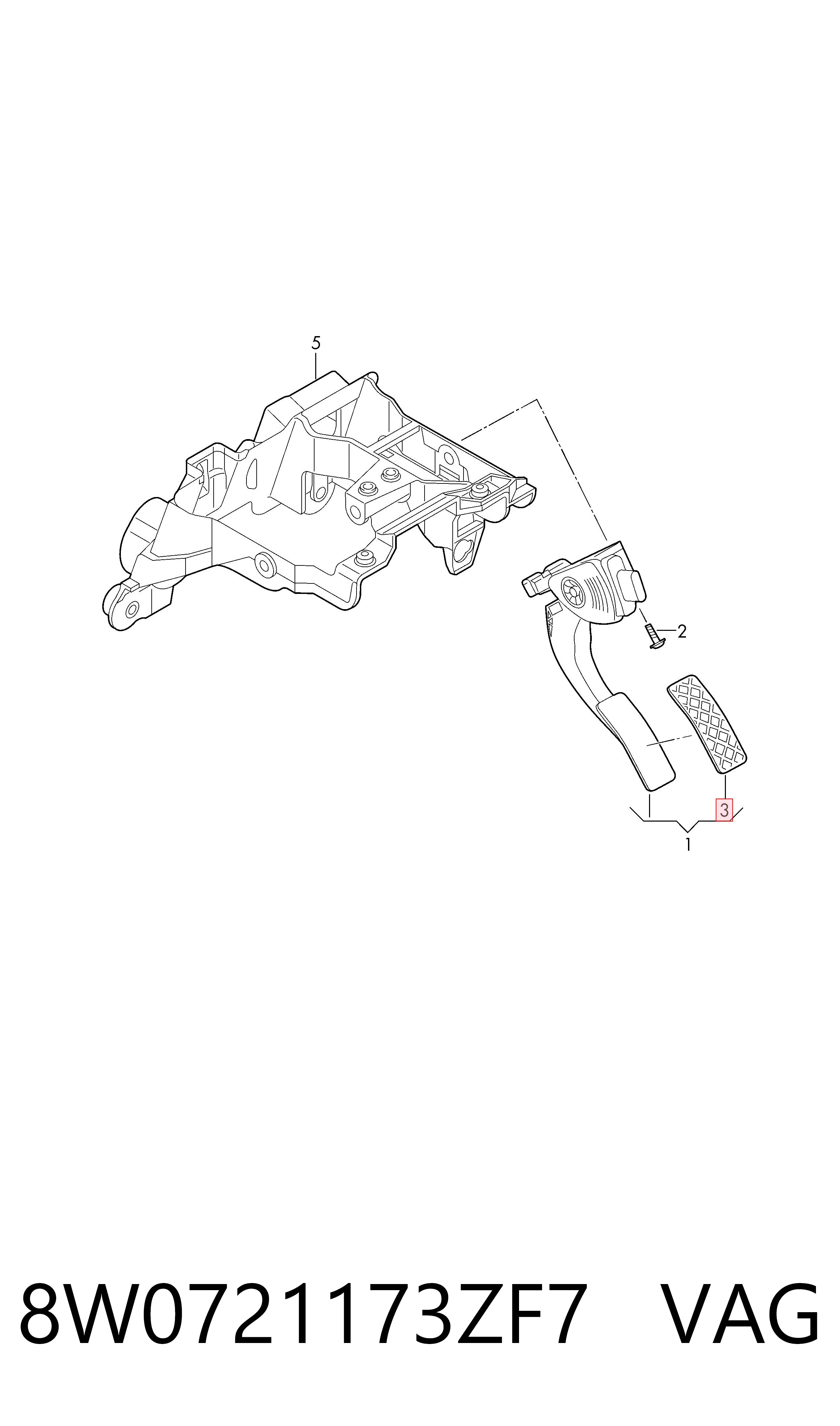 8W0721173ZF7 VAG