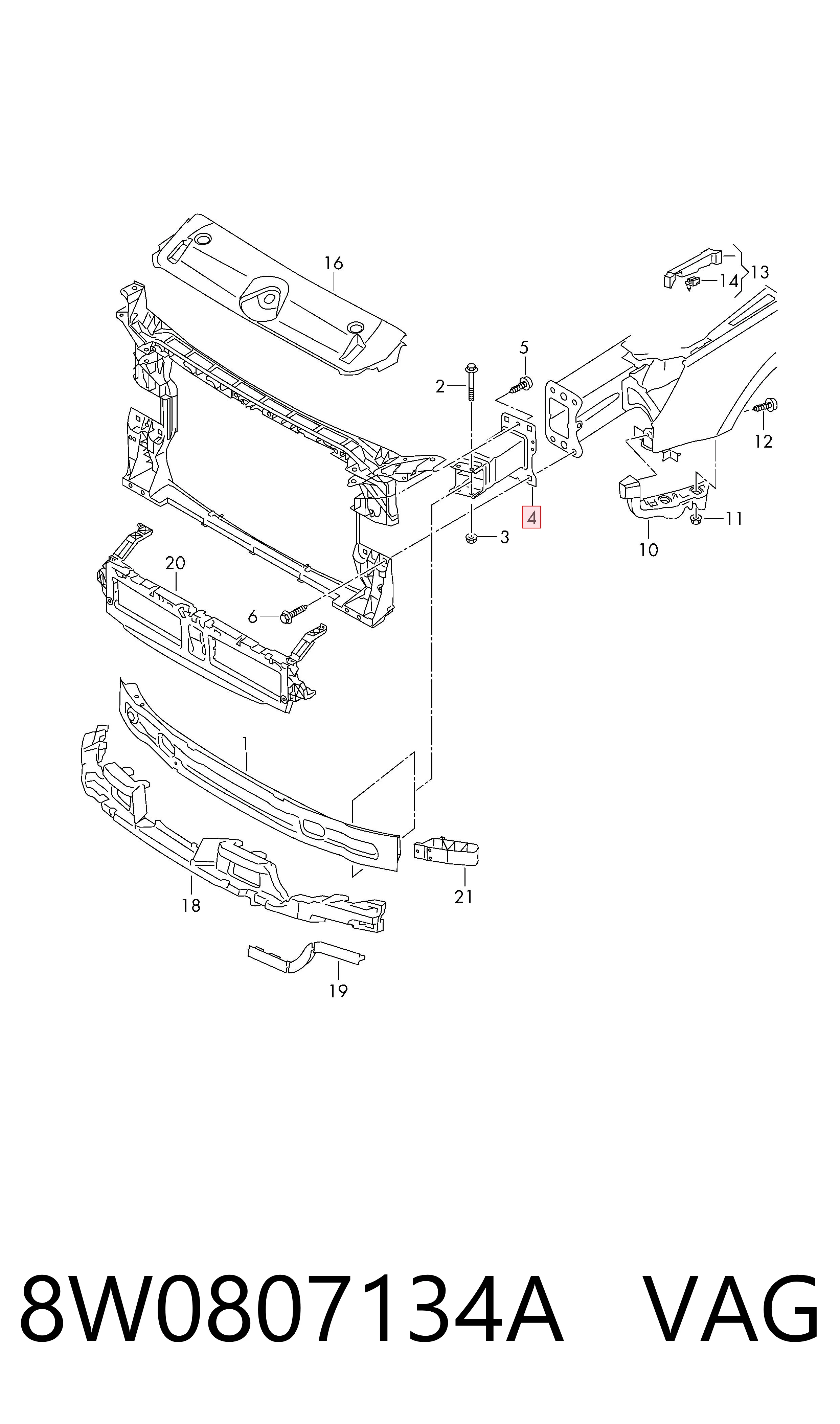 8W0807134A VAG