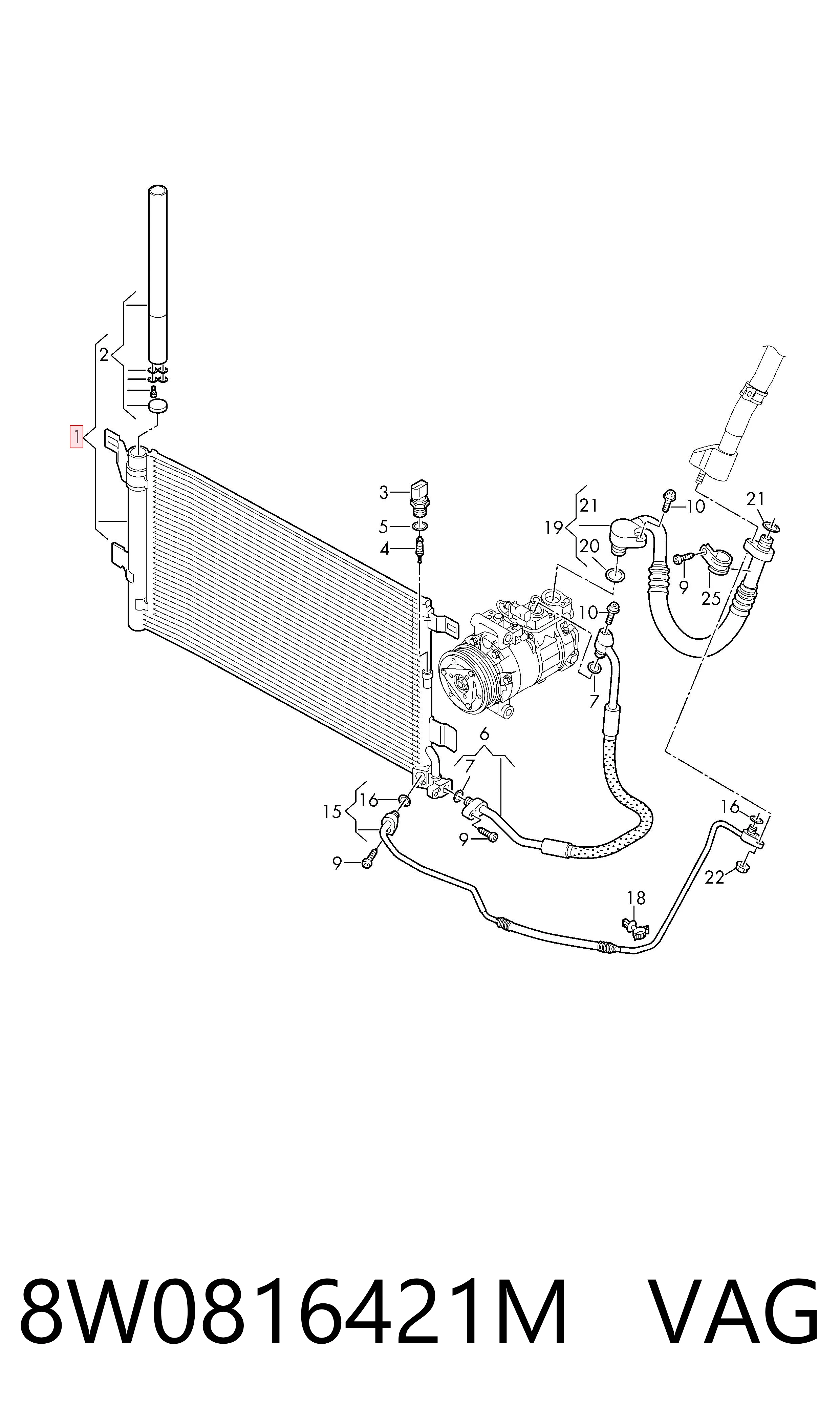 8W0816421M VAG