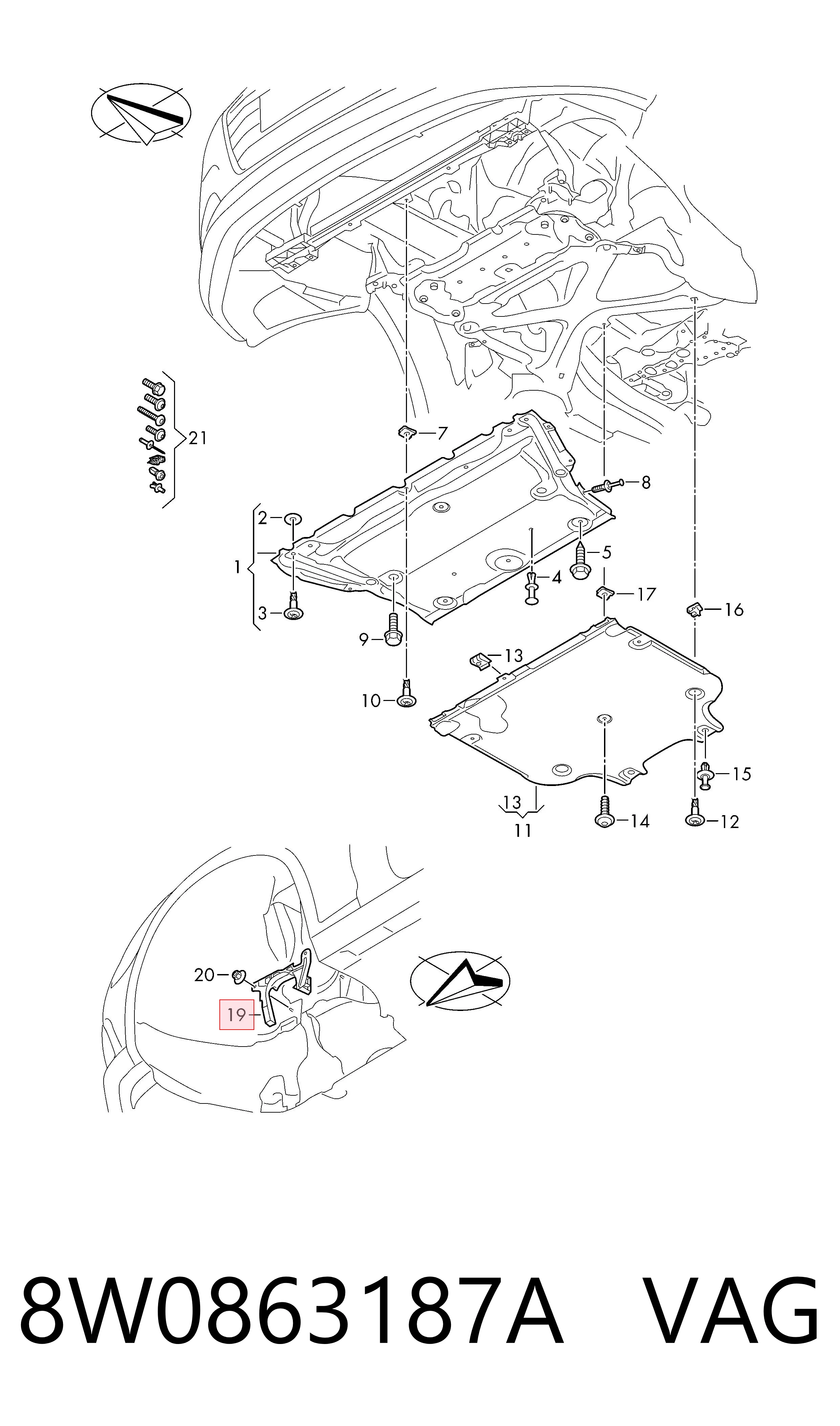 8W0863187A VAG 