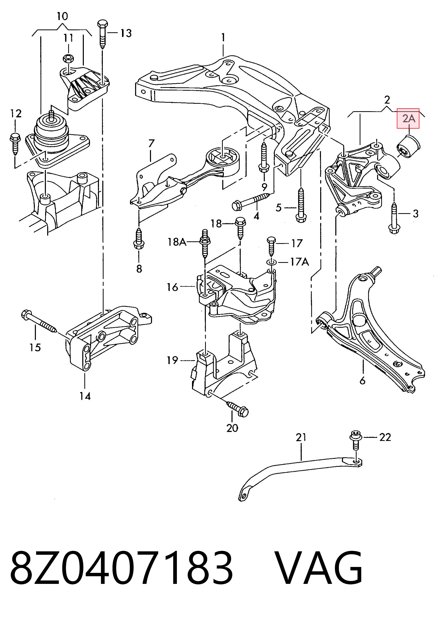 8Z0407183 VAG