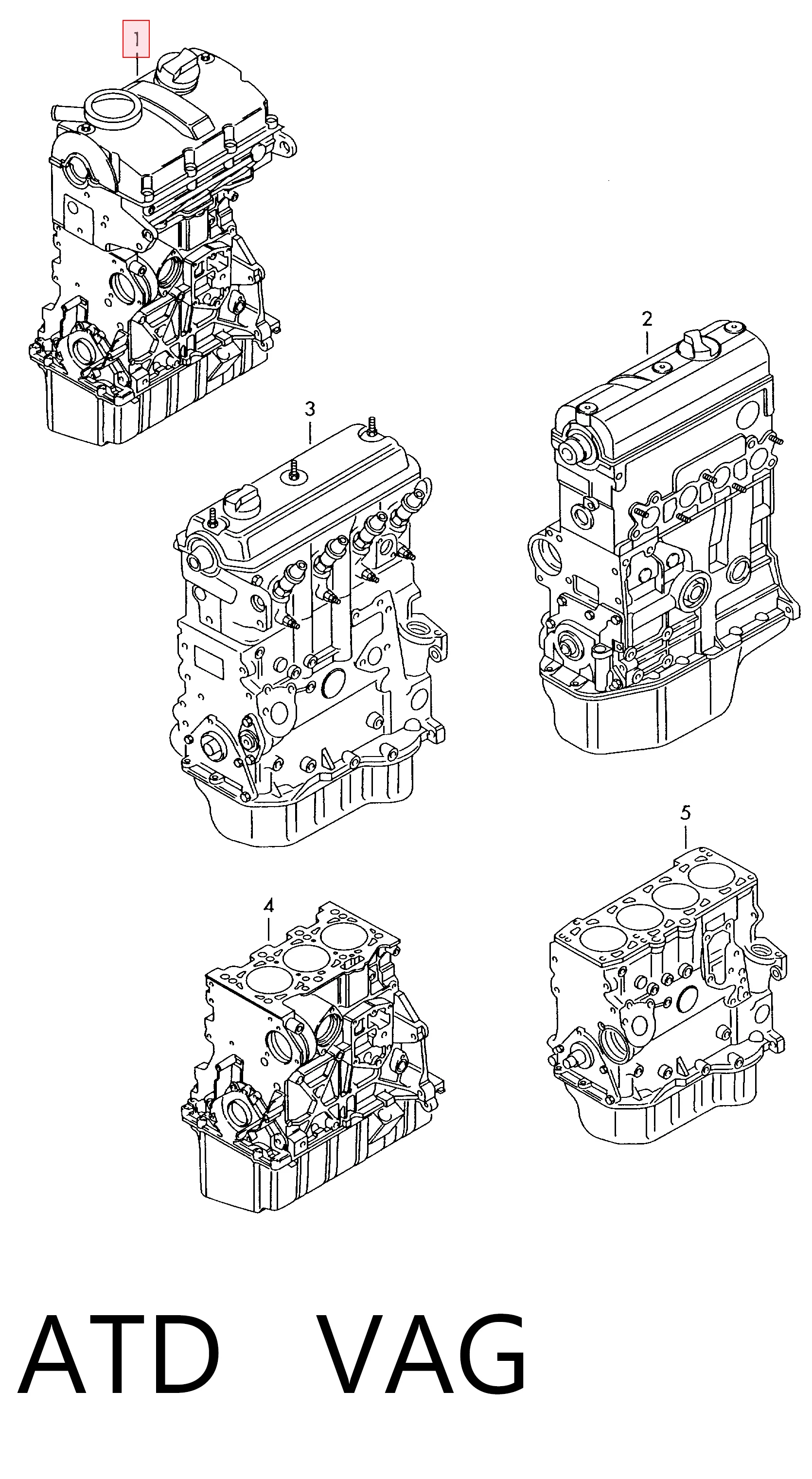 Silnik w komplecie do Volkswagen Golf IV 1J1
