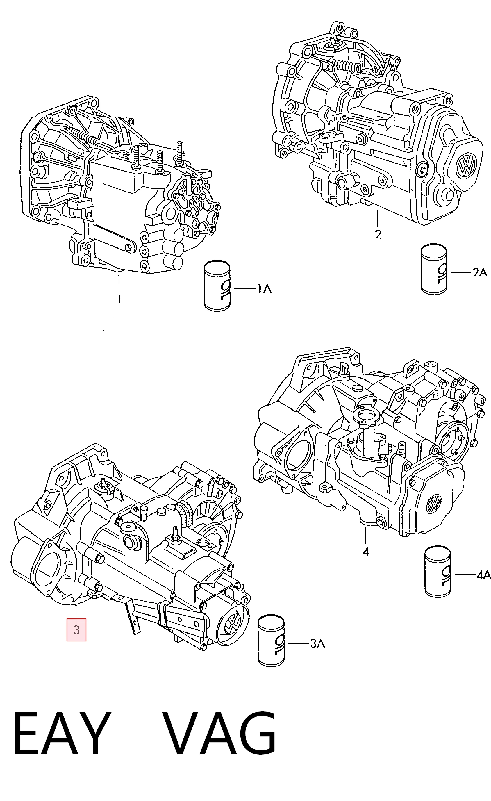Mechaniczna skrzynia biegów w komplecie Volkswagen Polo III sedana (6KV2) (1995 - 2001) cena, od 199,29 USD