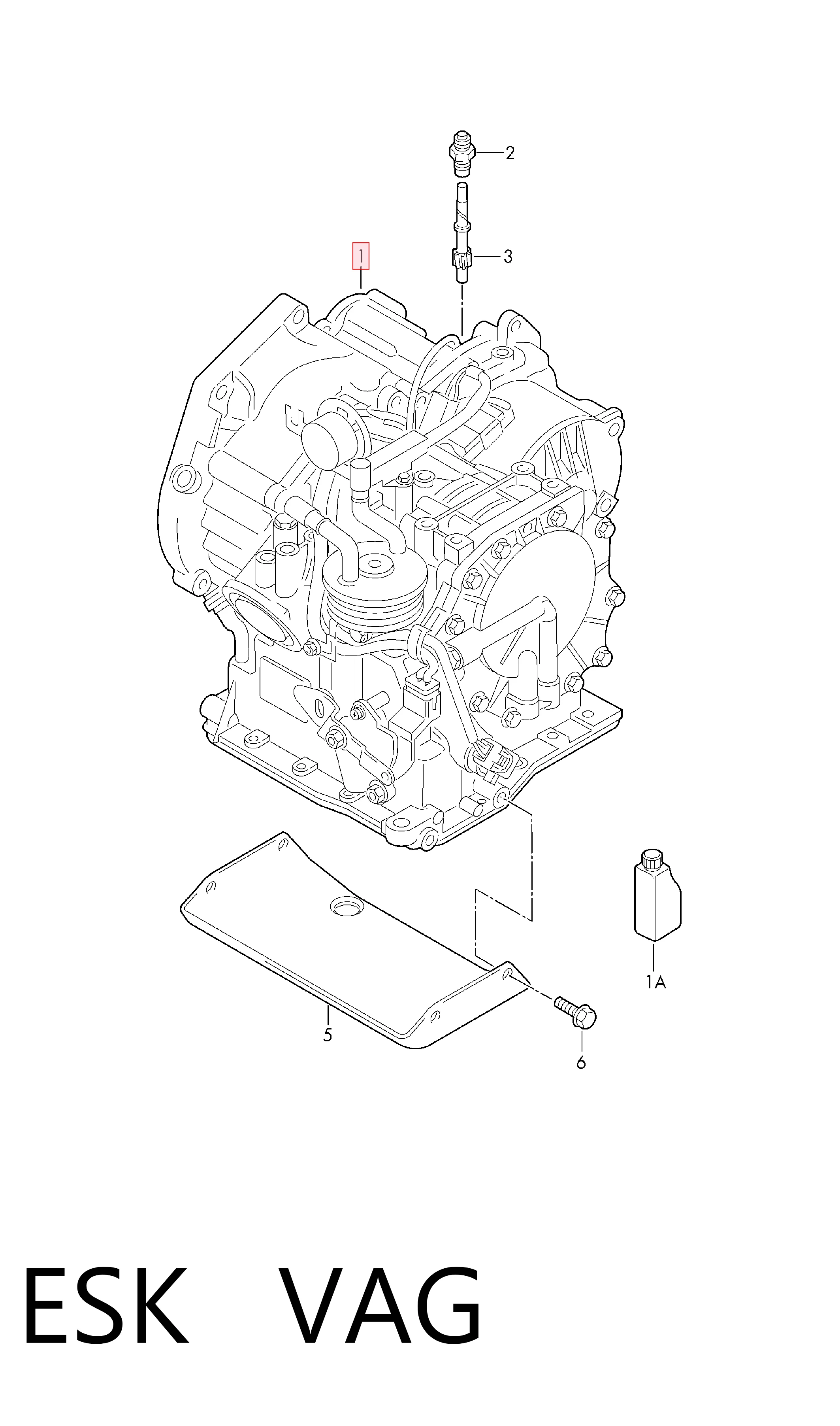 Automatyczna skrzynia biegów, kompletna do Seat Ibiza III 6L1