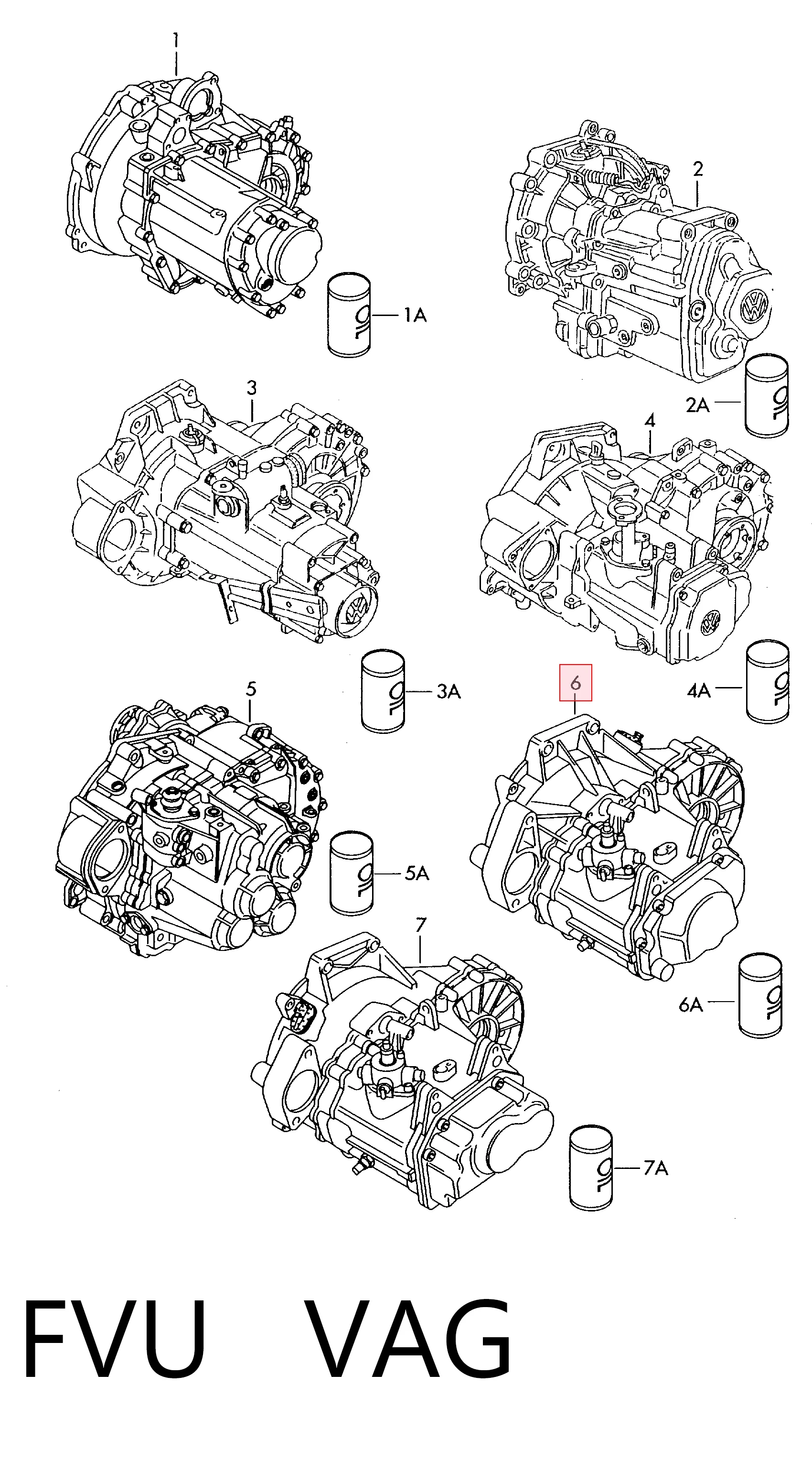 Mechaniczna skrzynia biegów w komplecie Volkswagen Polo IV sedana (9A4) (2002 - 2009) cena, od 445,51 USD