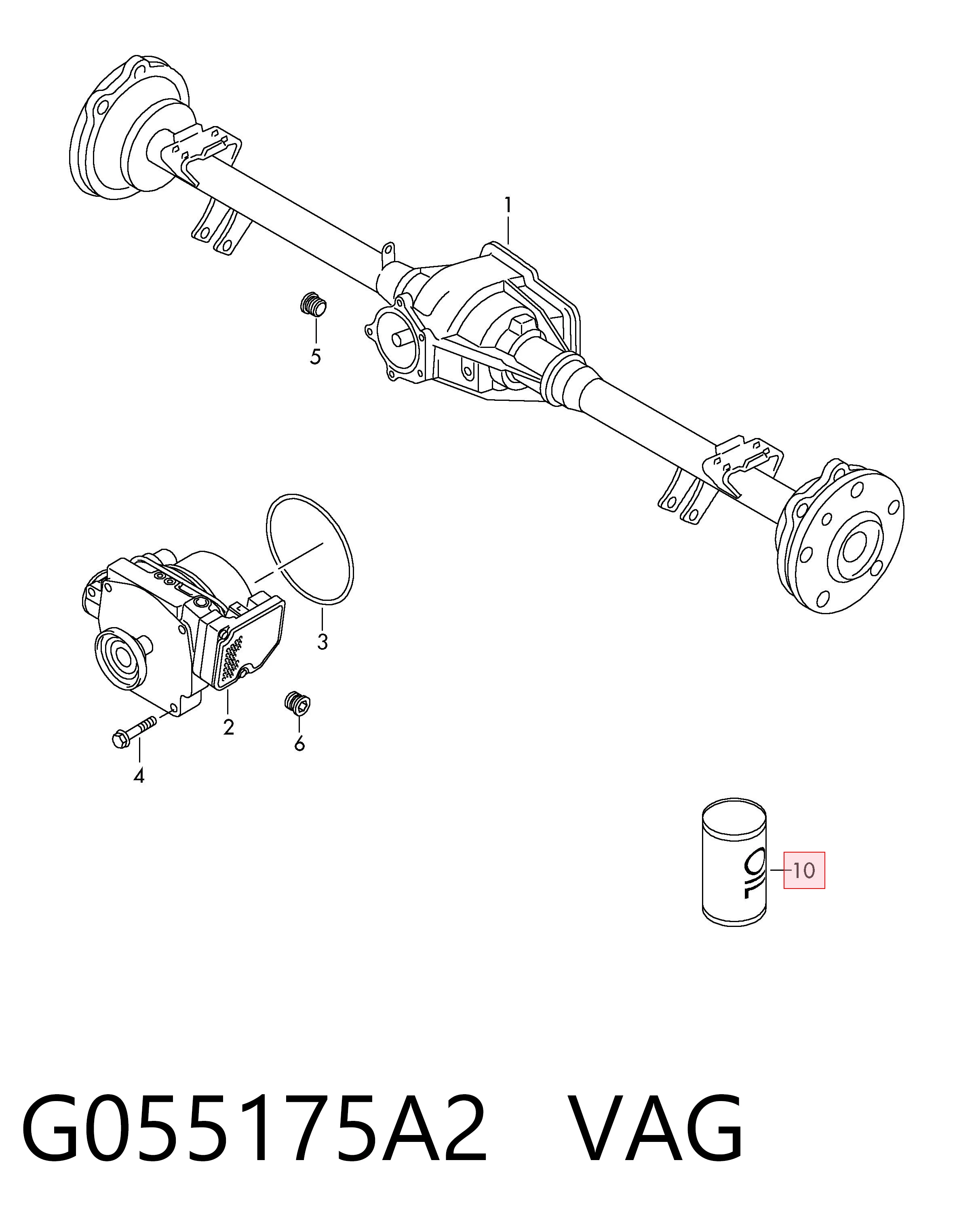 Olej przekładniowy G055175A2 VAG