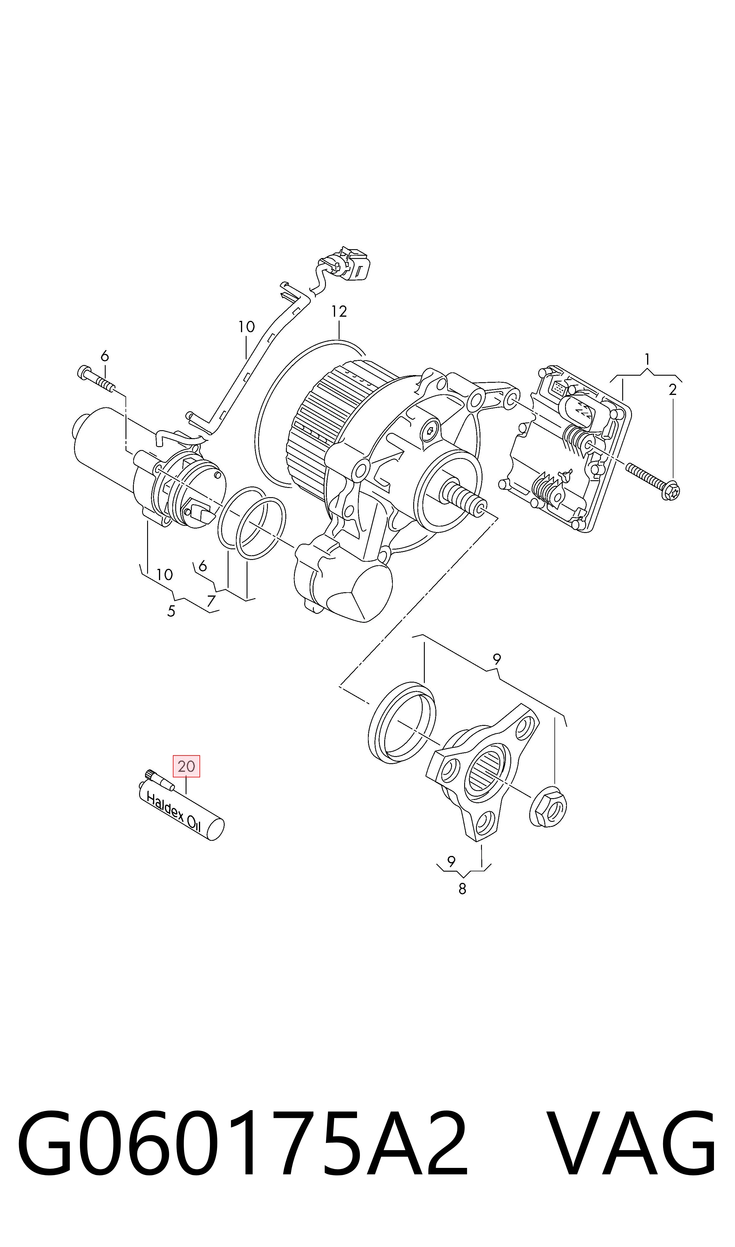 Olej przekładniowy VAG G060175A2 cena, od 42,32 USD
