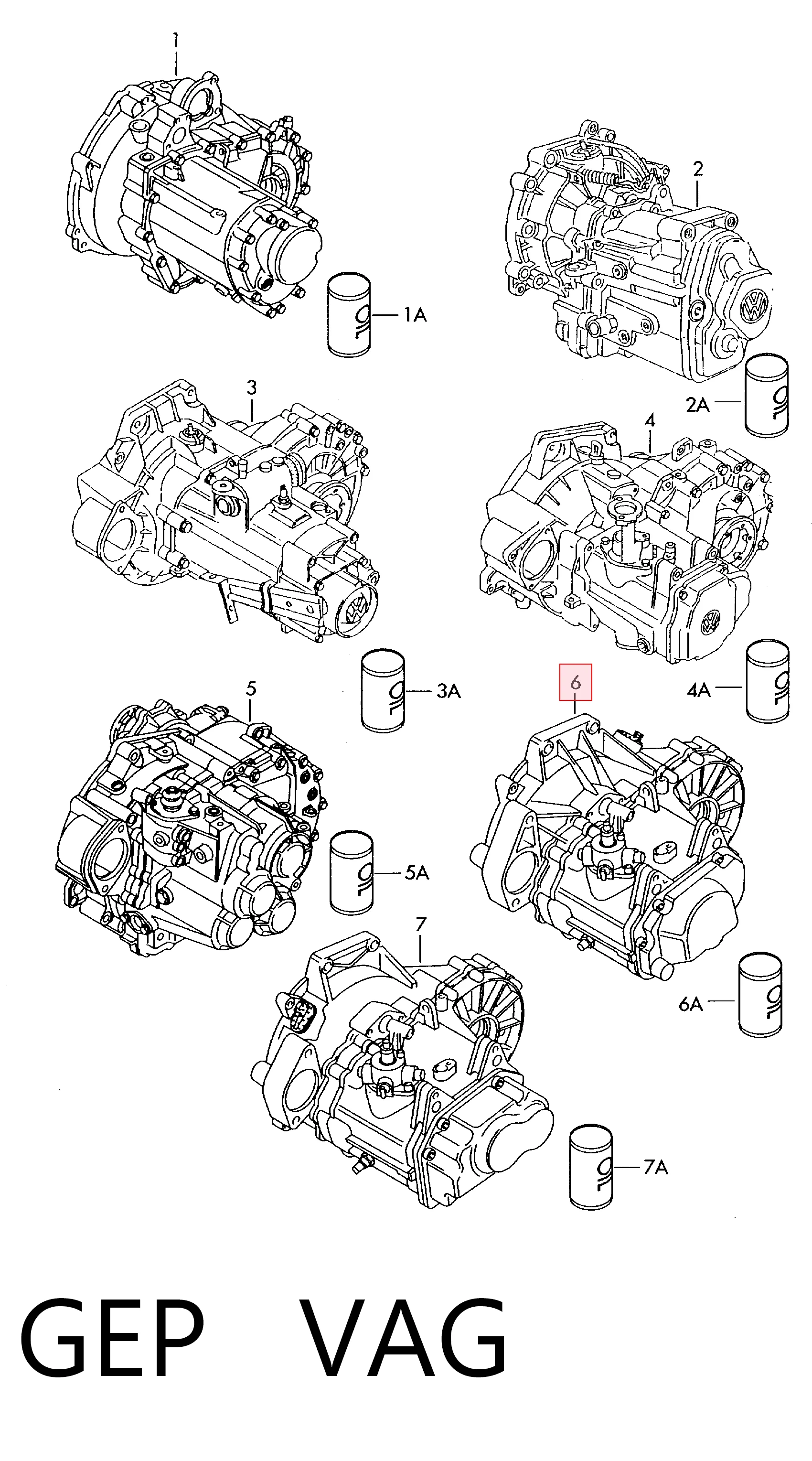  Mechaniczna skrzynia biegów w komplecie Volkswagen Polo 4