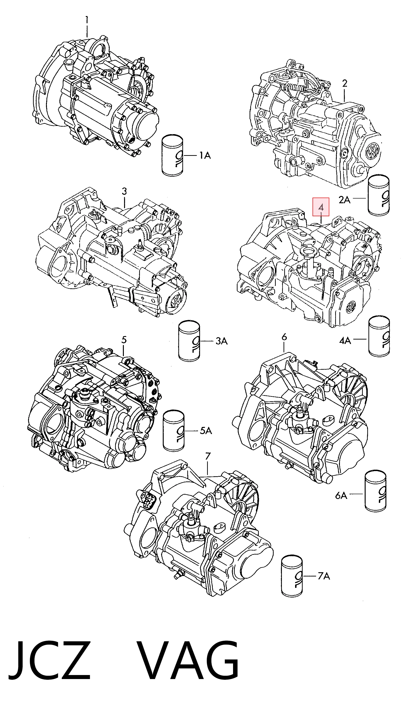 Mechaniczna skrzynia biegów w komplecie Volkswagen Polo IV hatchback (9N, 9A) (2001 - 2014) cena, od 320,22 USD