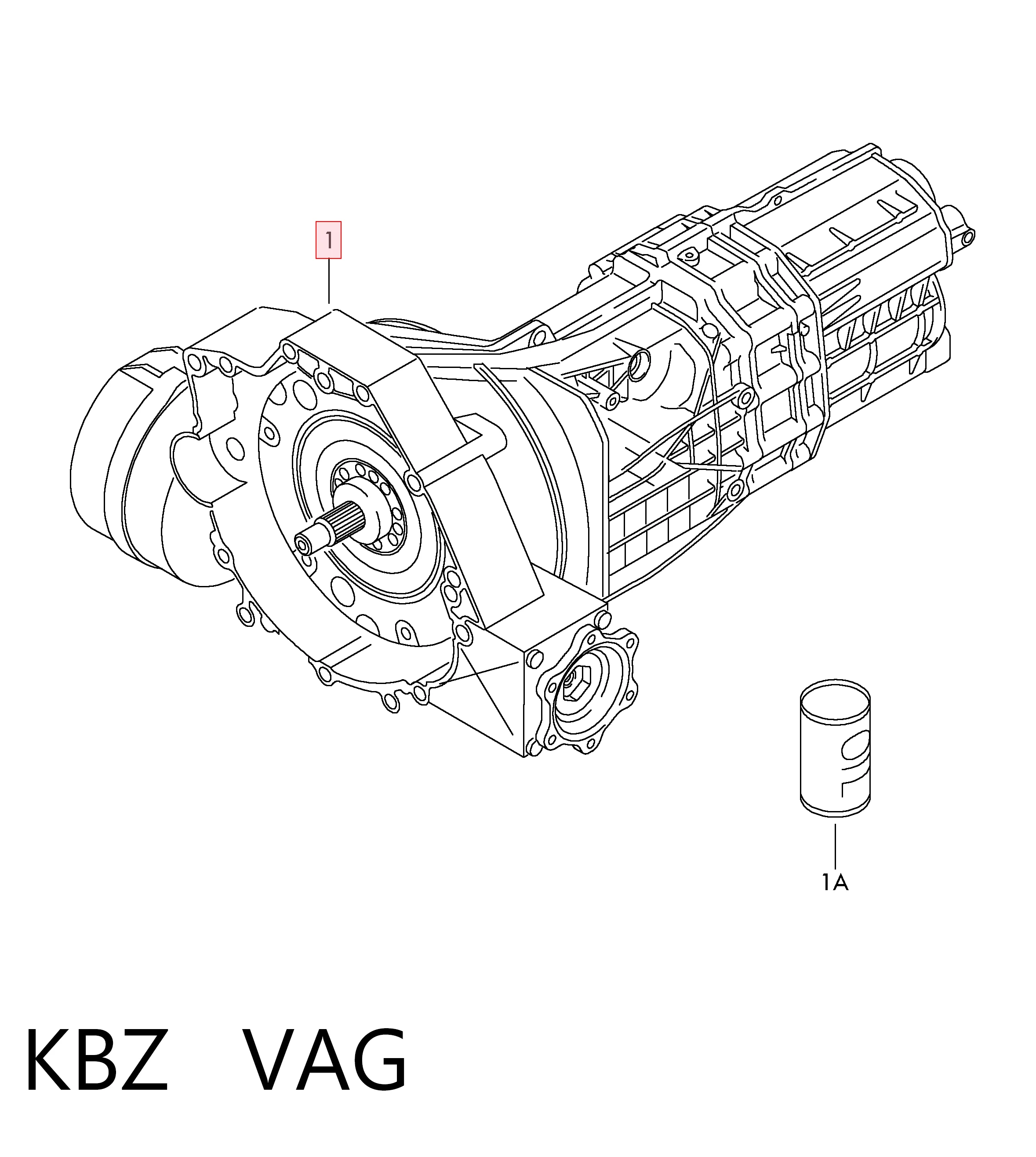 Mechaniczna skrzynia biegów w komplecie do Audi A5  8T3