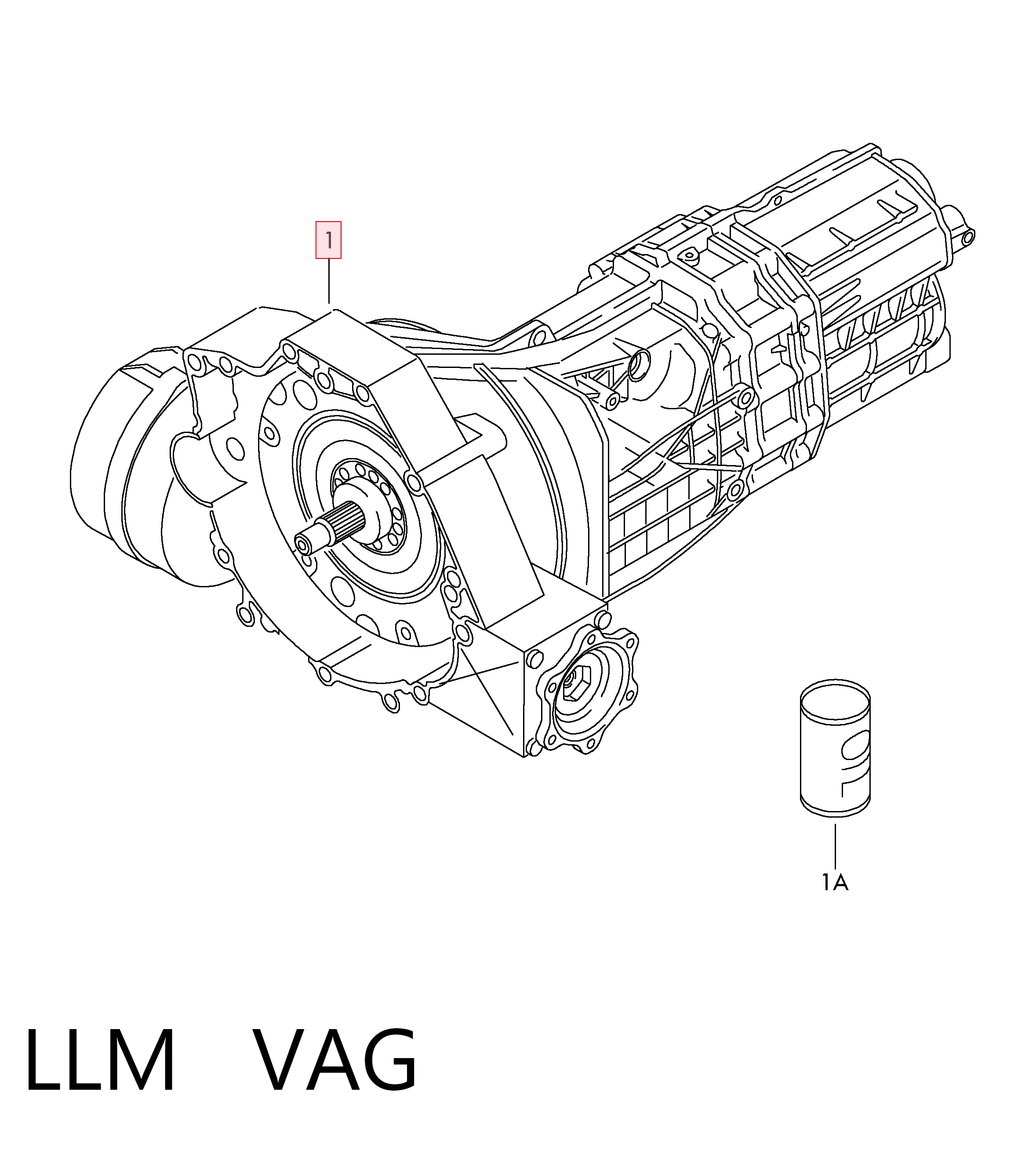 Mechaniczna skrzynia biegów w komplecie do Audi A5 Sportback 8TA