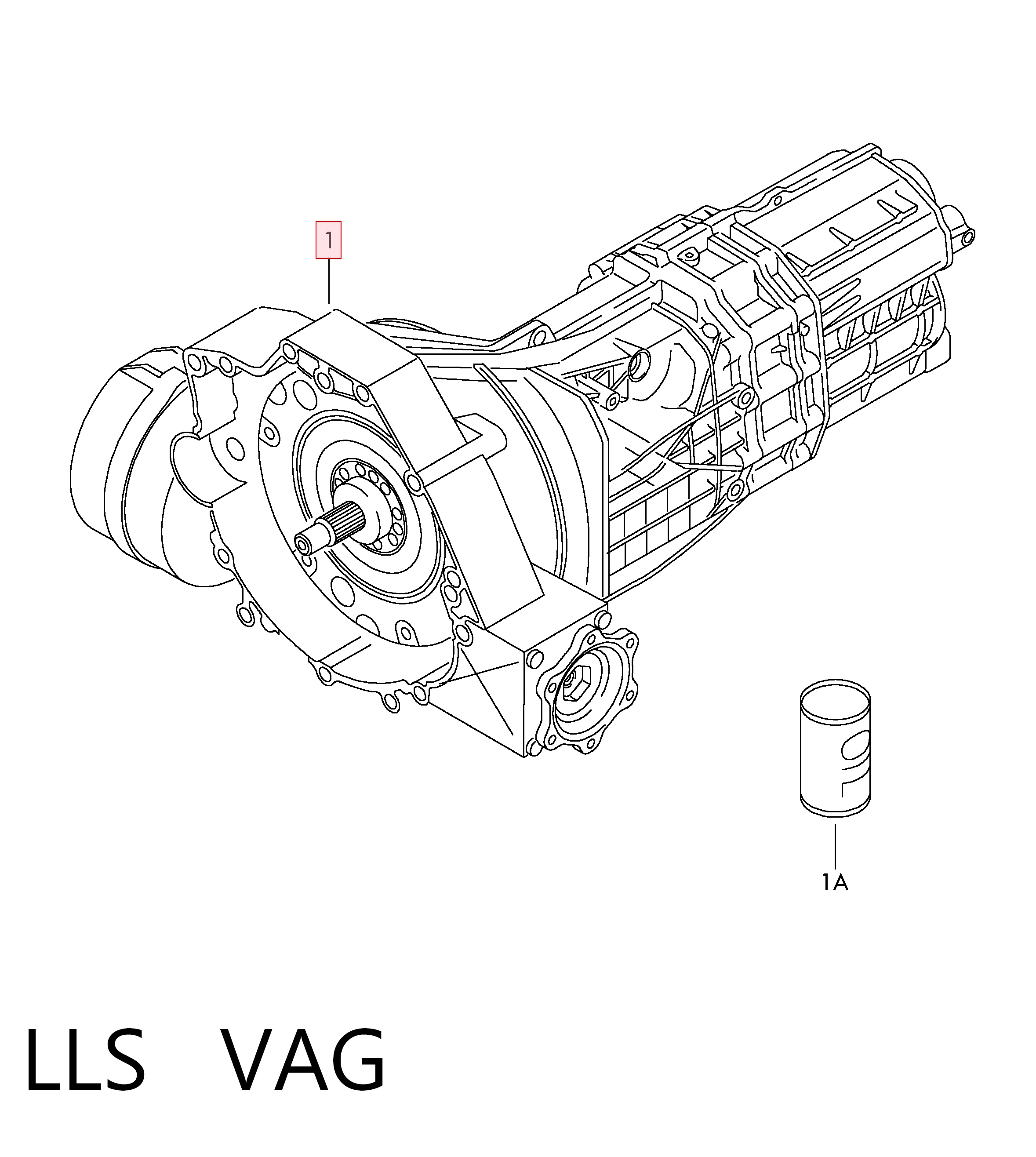 Do koszyka Mechaniczna skrzynia biegów w komplecie Audi A5  8T3