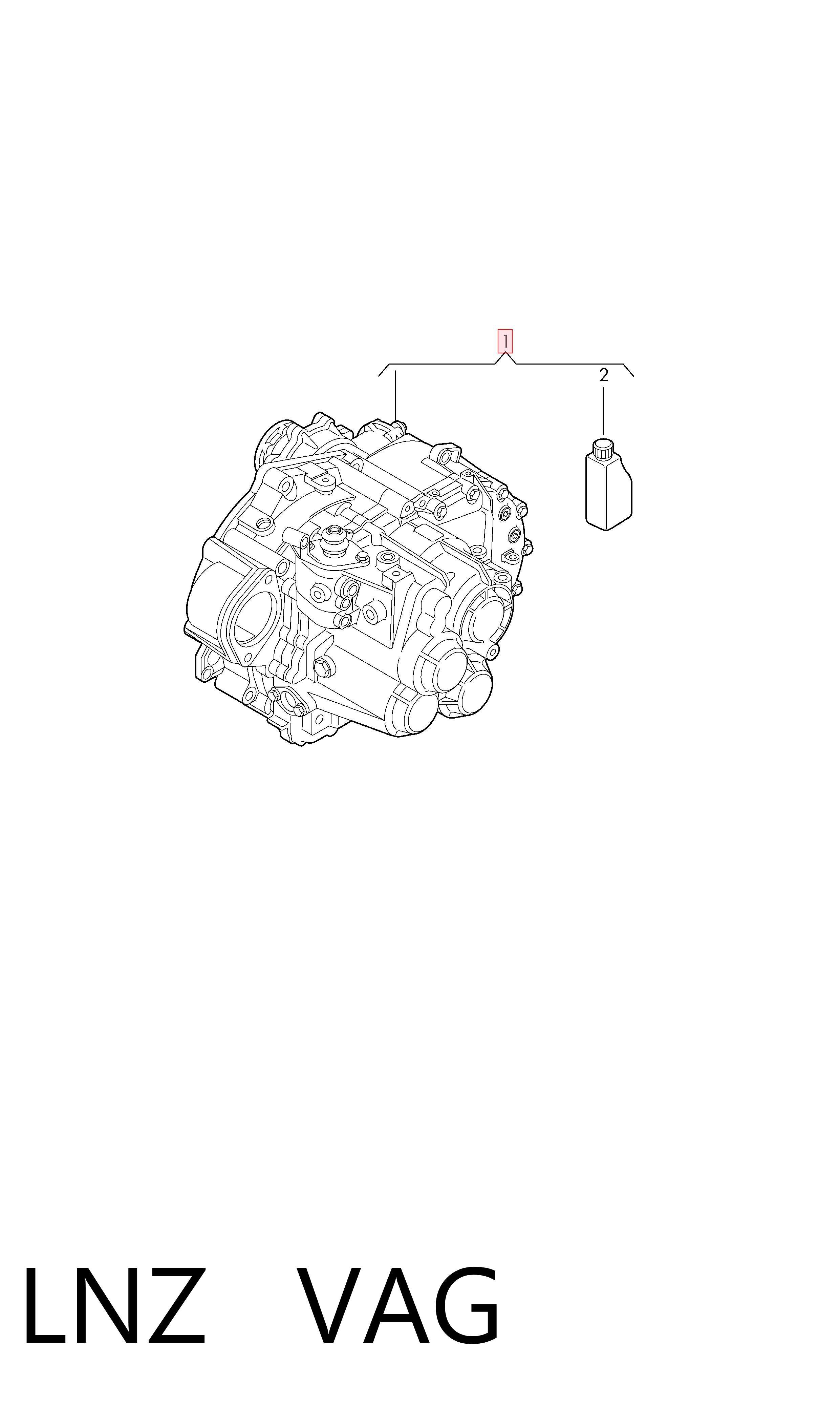 Mechaniczna skrzynia biegów w komplecie do Volkswagen Golf ALLTRACK VII BA5, BV5