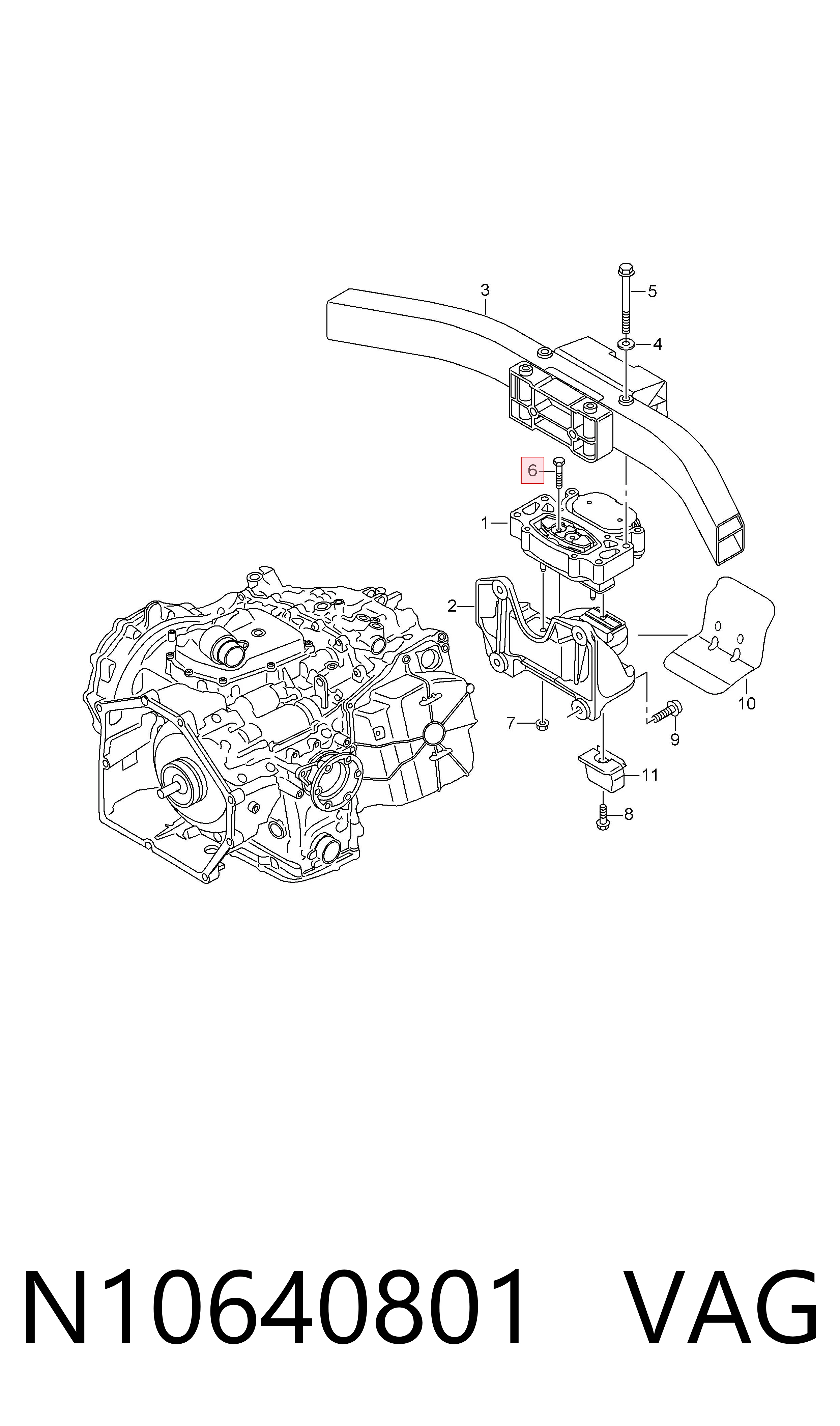 N10640801 VAG Śruba