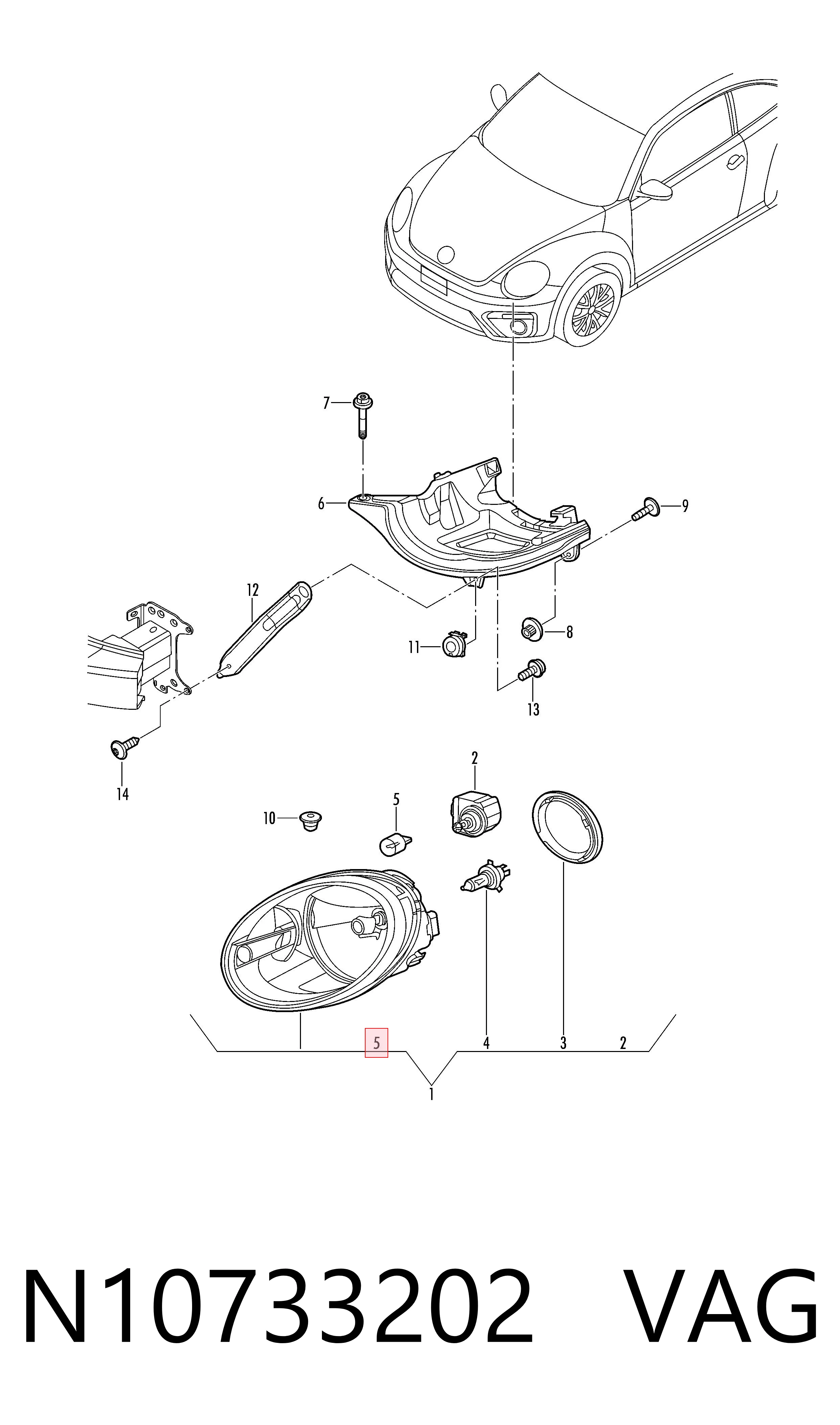  VAG N10733202 cena, od 18,76 USD