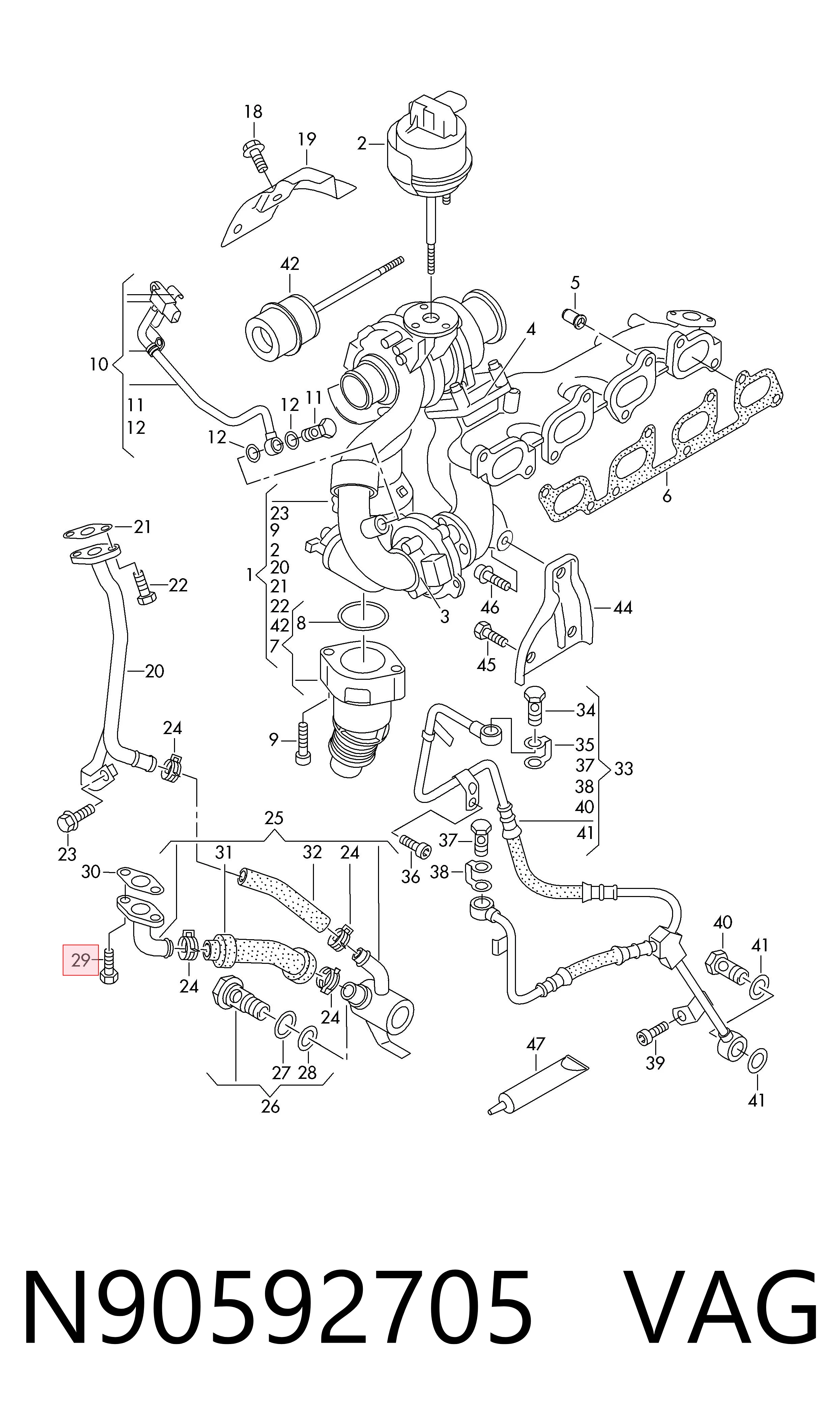 Pasek rozrządu, zestaw VAG N90592705 cena, od 3,71 USD