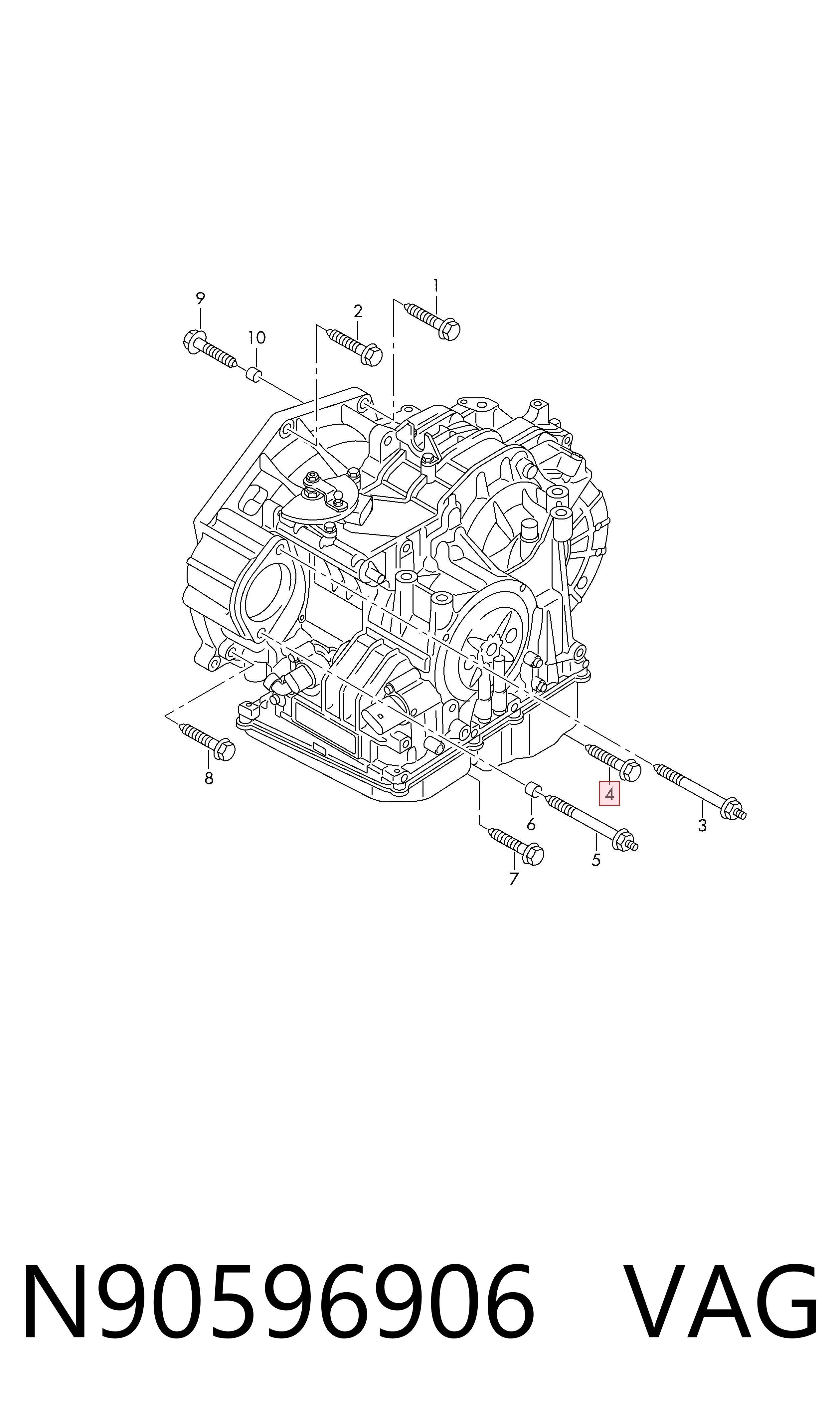 N90596906 VAG Śruba