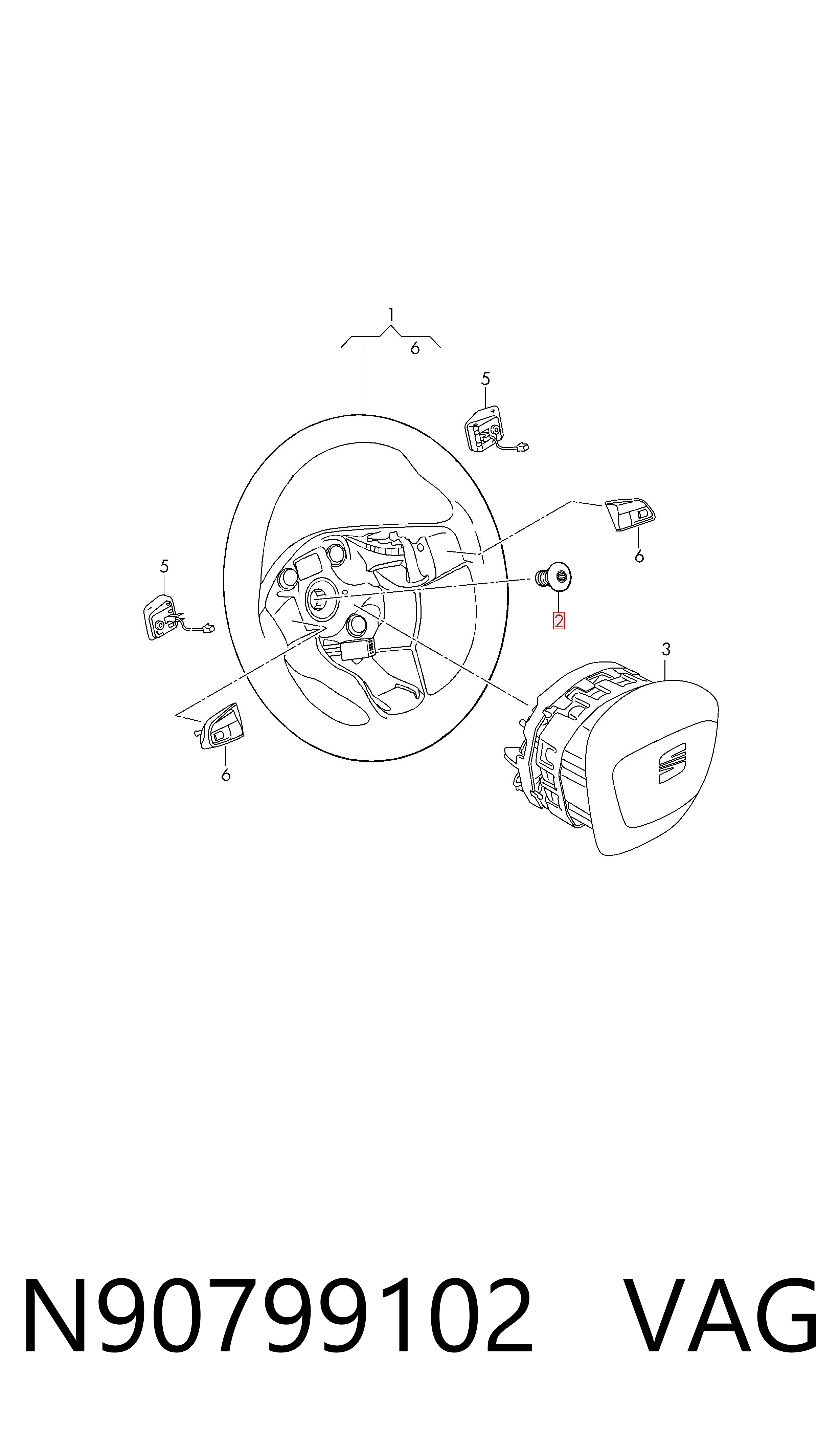  VAG N90799102 cena, od 7,02 USD