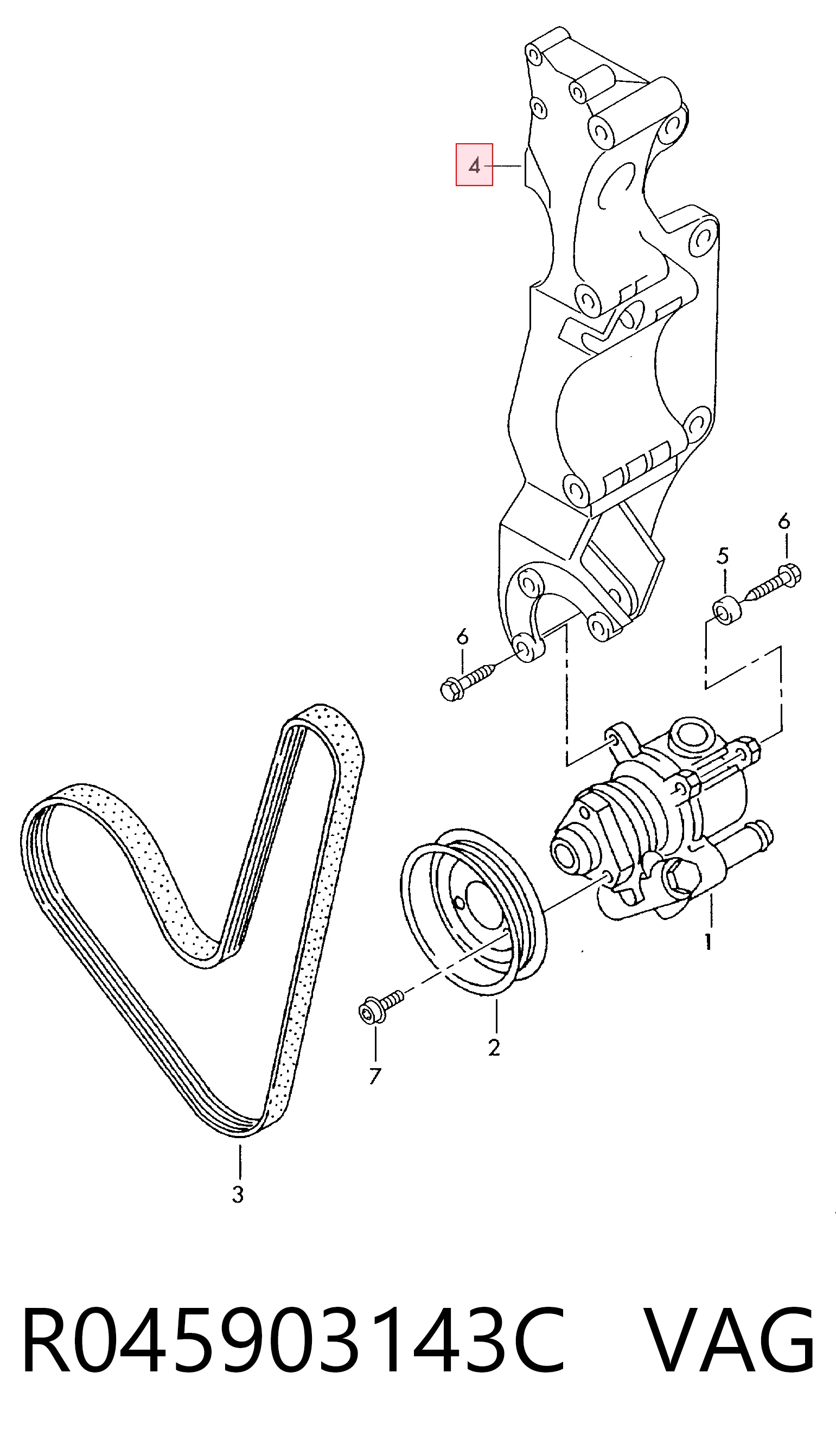 Wspornik alternatora Volkswagen Golf IV hatchback (1J1) (1997 - 2008) cena, od 66,40 USD