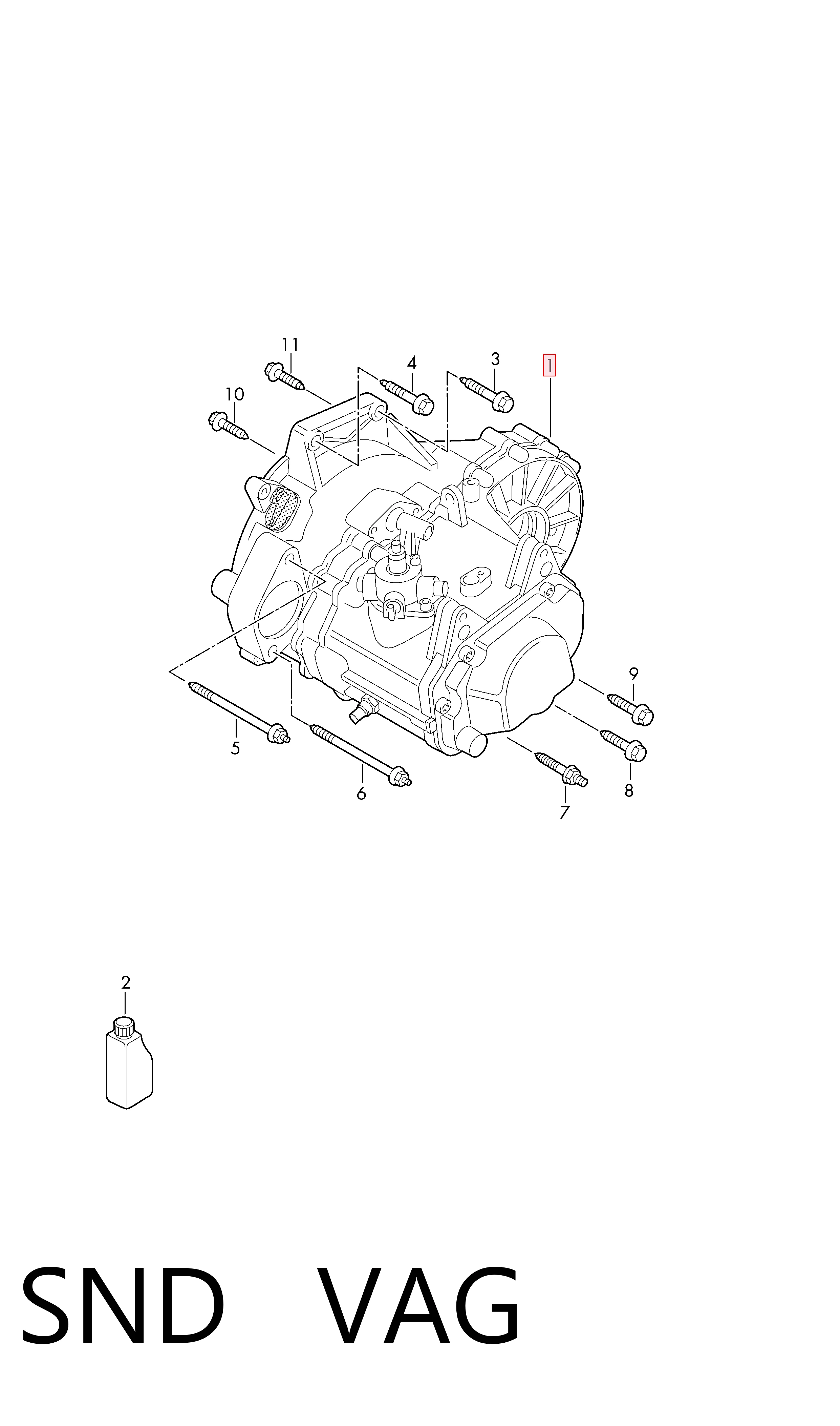 Mechaniczna skrzynia biegów w komplecie do Seat Ibiza V KJ1, KJG