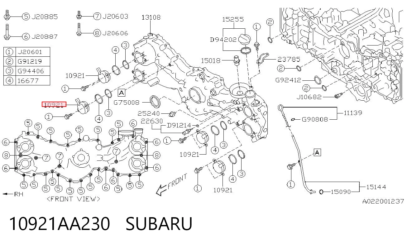 10921AA230 Subaru Zawór elektromagnetyczny faz rozrządu