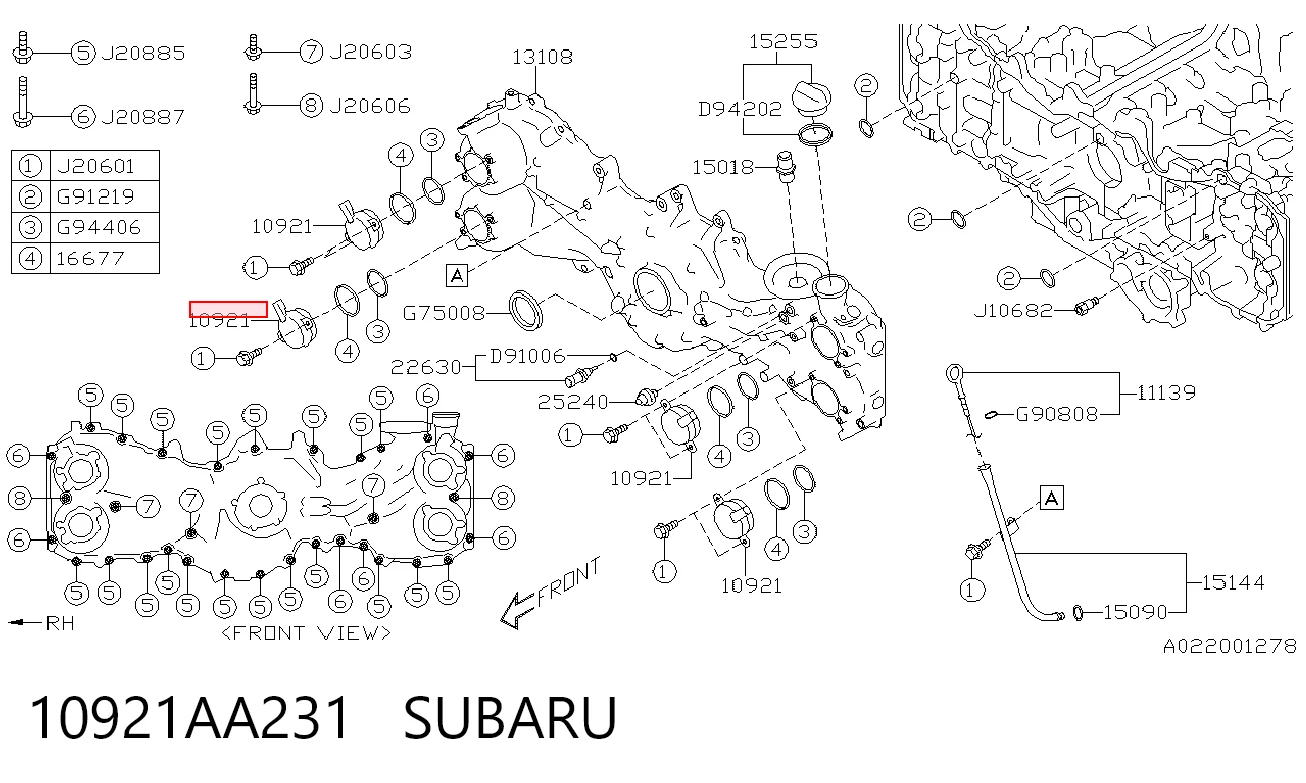 10921AA231 Subaru Zawór elektromagnetyczny faz rozrządu