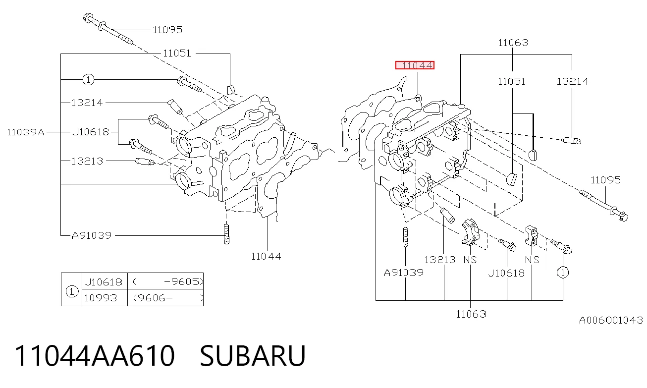 11044AA610 Subaru