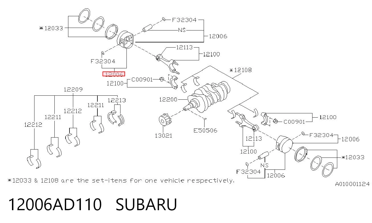 12006AD110 Subaru