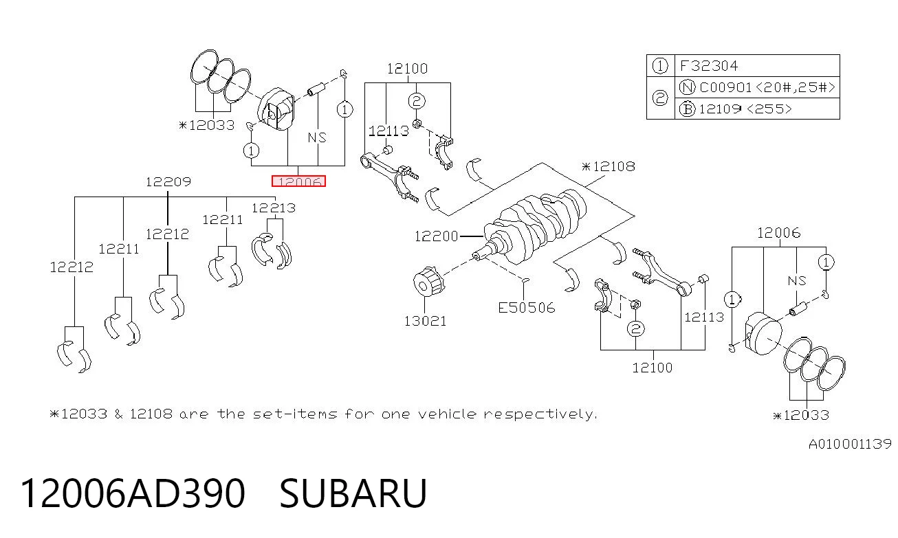 12006AD390 Subaru