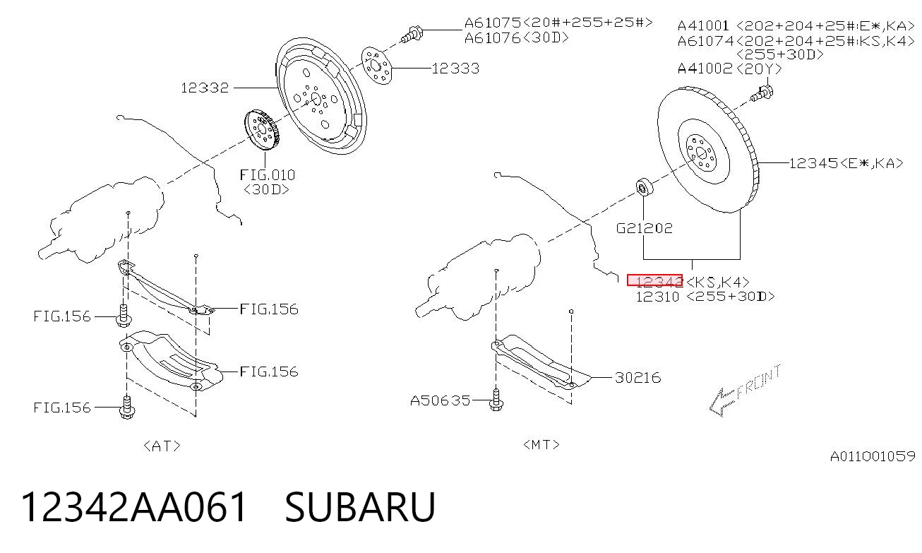 Koło zamachowe silnika do Subaru Forester I S10, SF