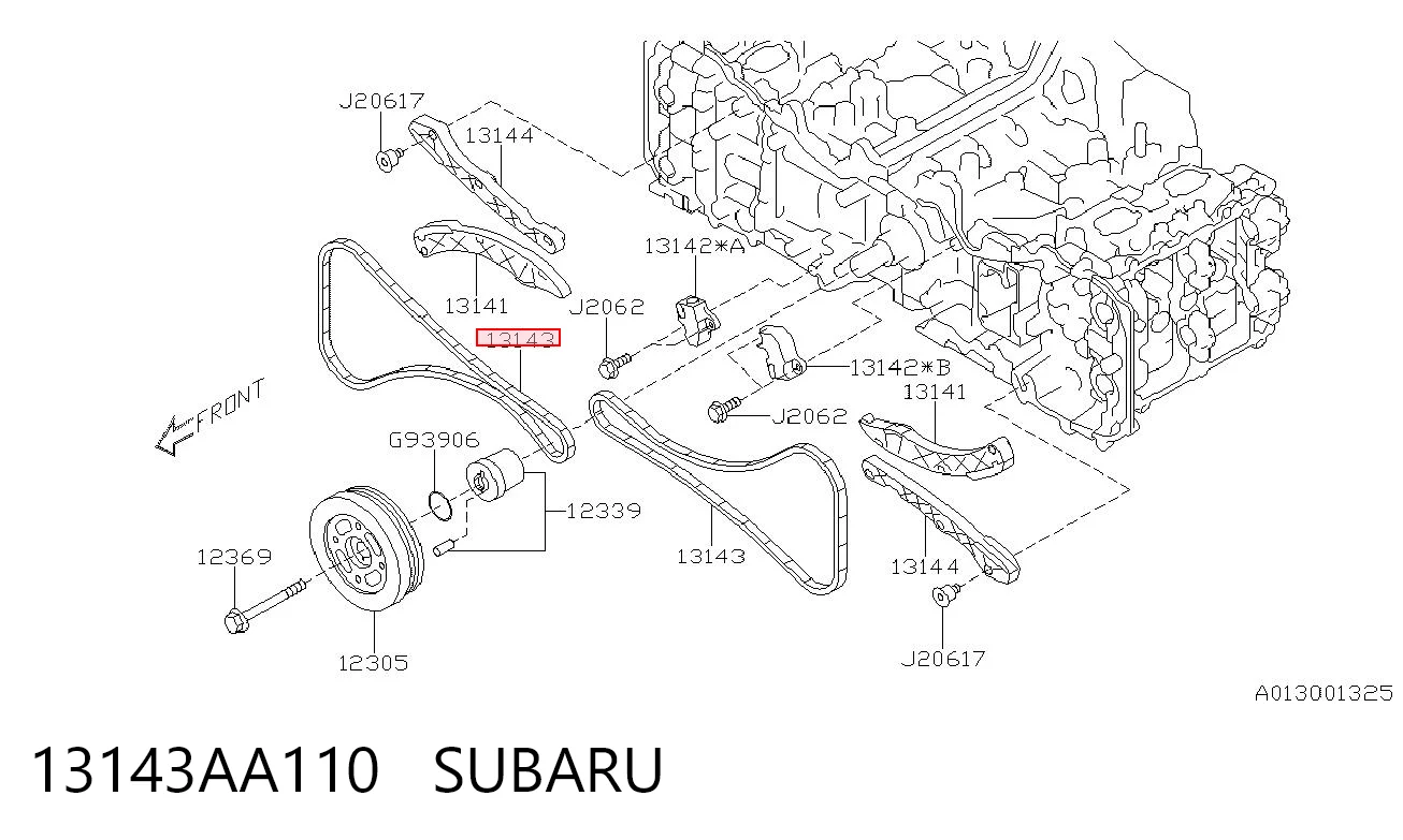 13143AA110 Subaru Łańcuch rozrządu