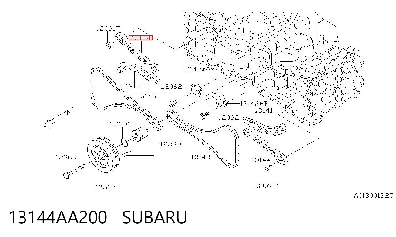 13144AA200 Subaru Tłumik drgań łańcucha rozrządu