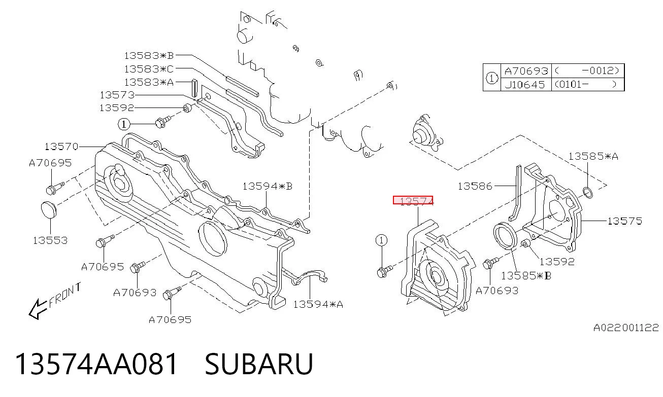 Pokrywa silnika dekoracyjna do Subaru Impreza II GD