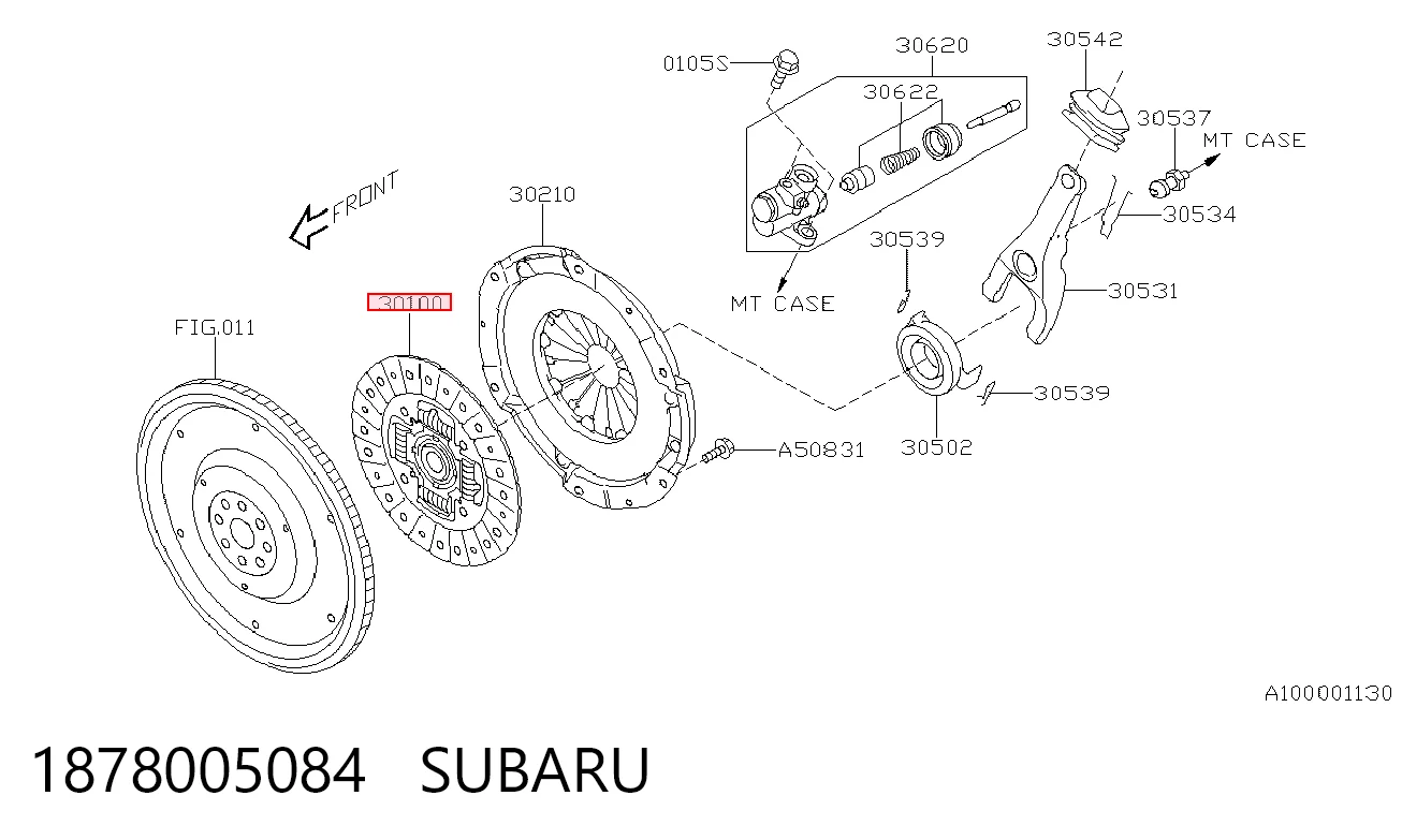Do koszyka Tarcza sprzęgła Subaru Impreza III GH